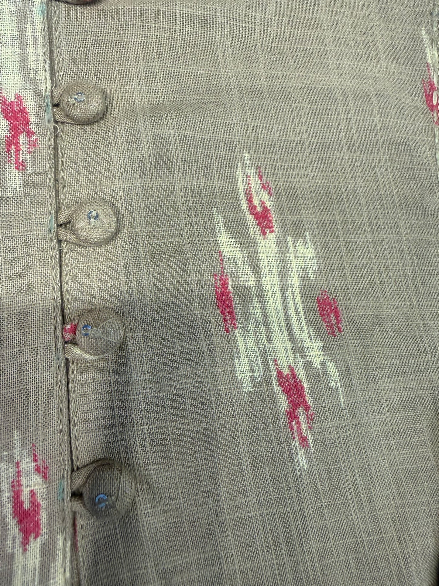 Grey Pure Cotton Kurti With Pant -HSC1149