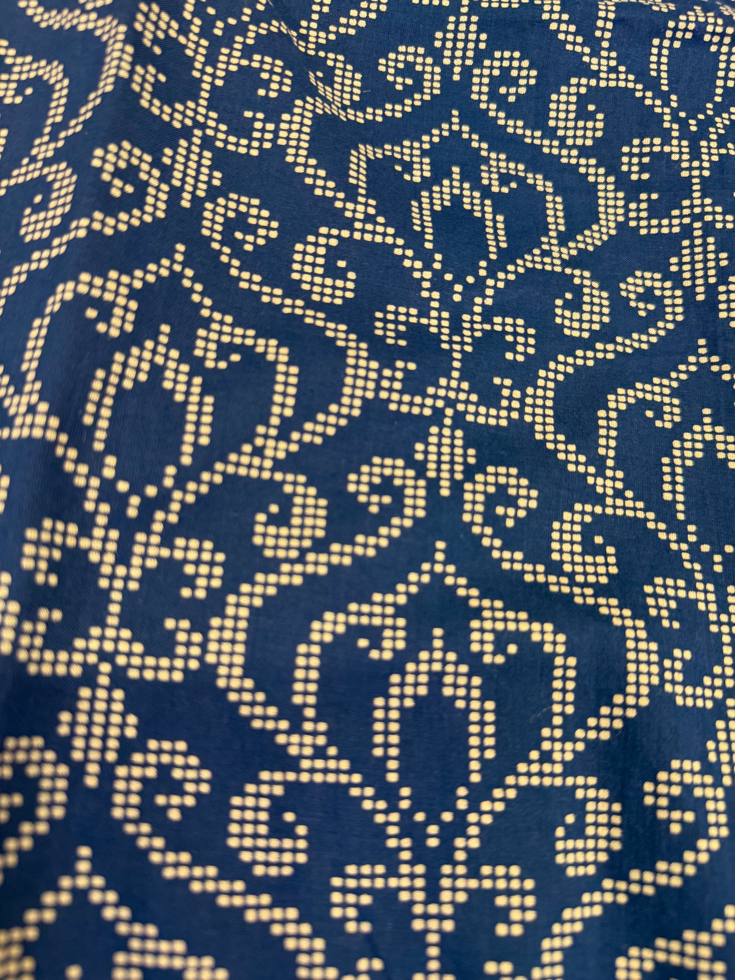 Printed Blue Kurti with Pant and Dupatta