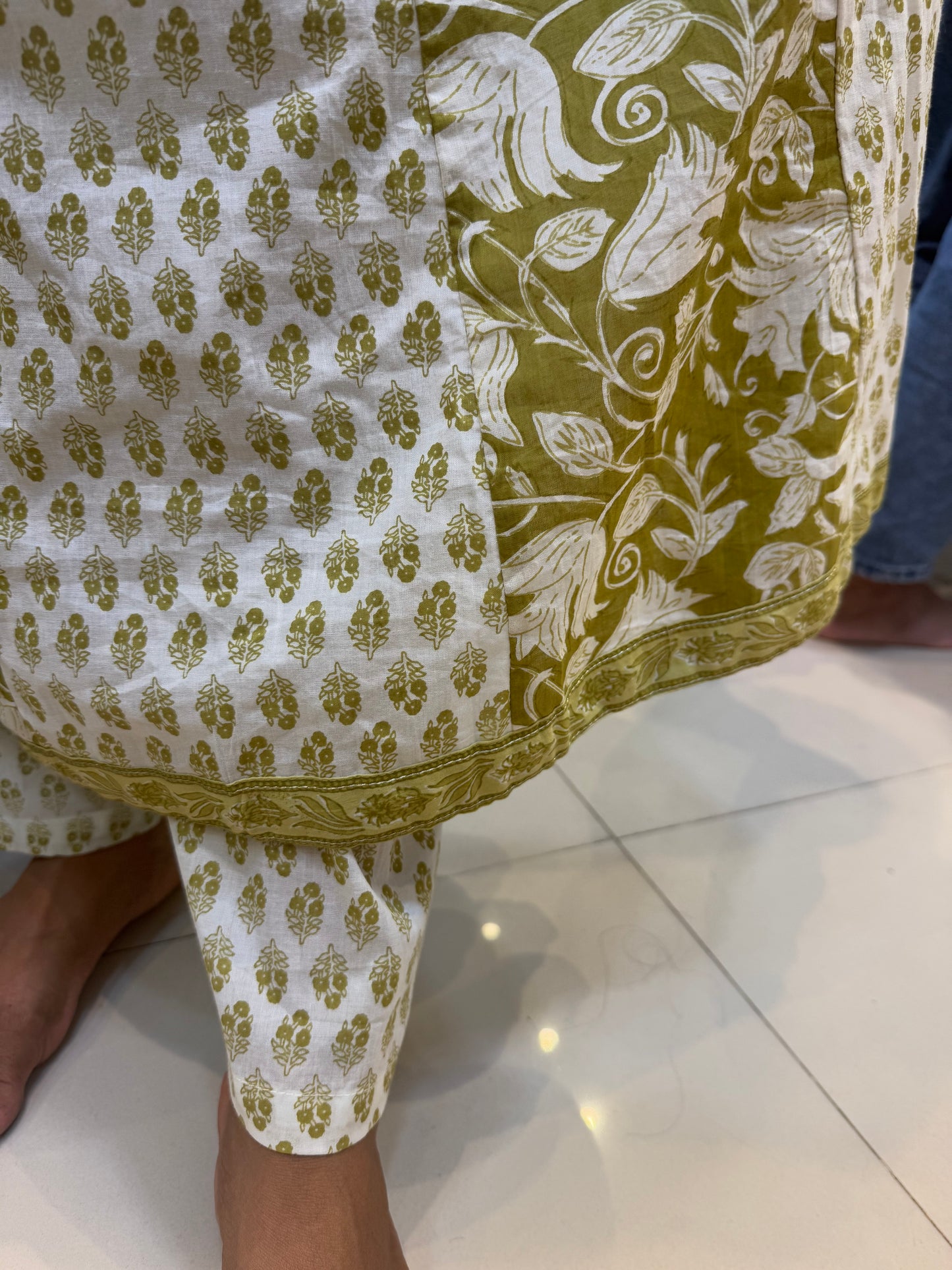 Anarkali Cotton 3 piece set