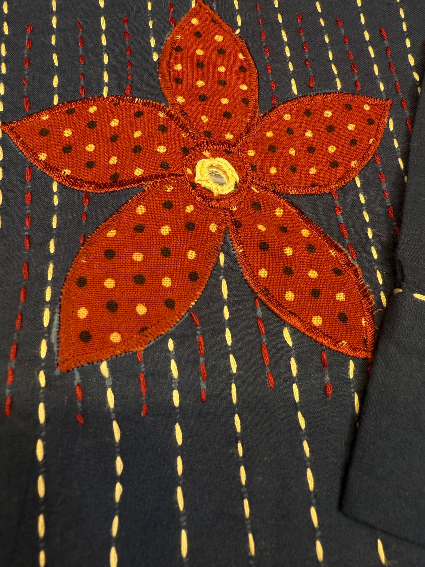 Block Printed Pure Cotton Kurti with Pant and Dupatta