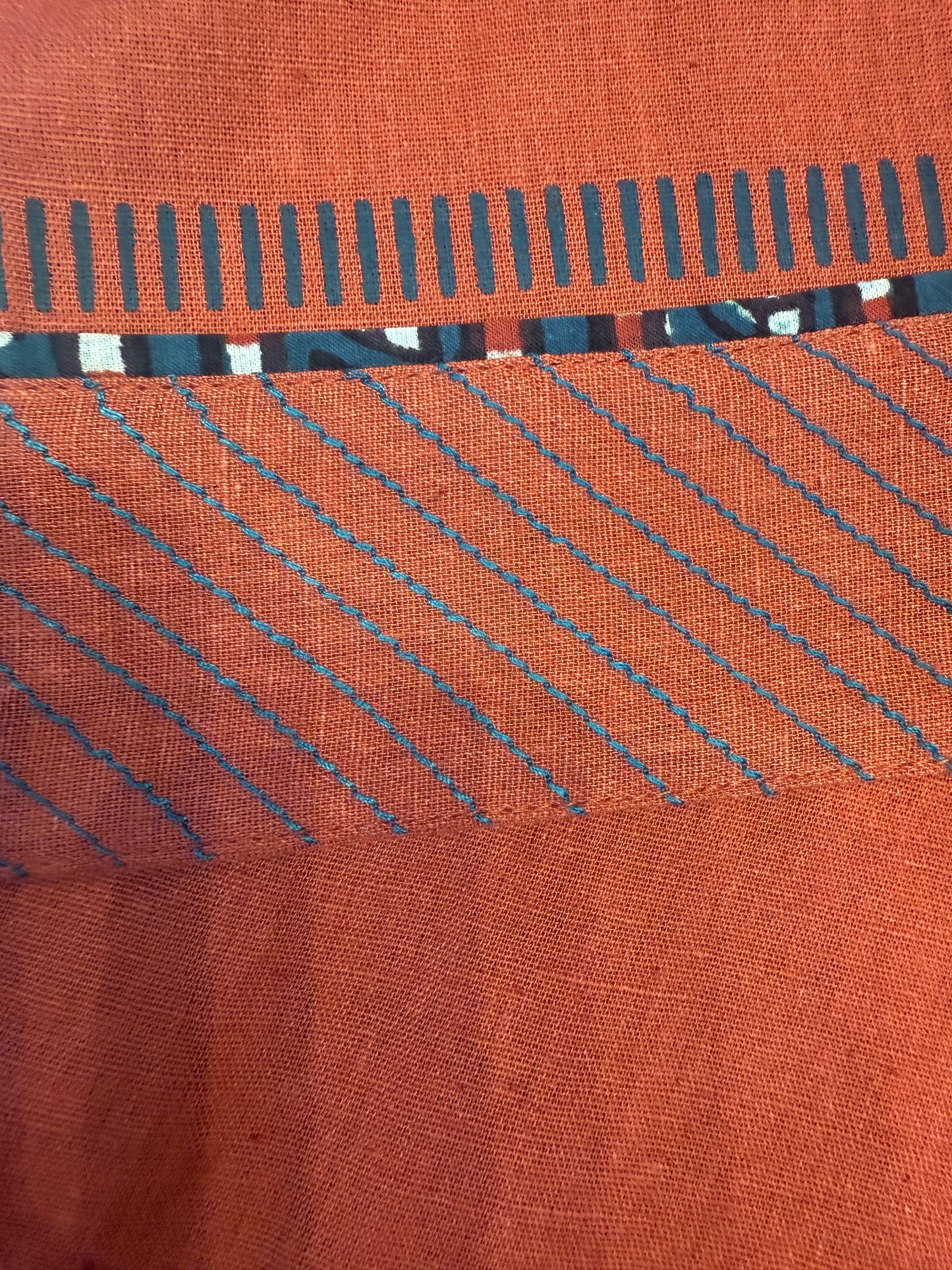 Marron Cotton Flex Kurti