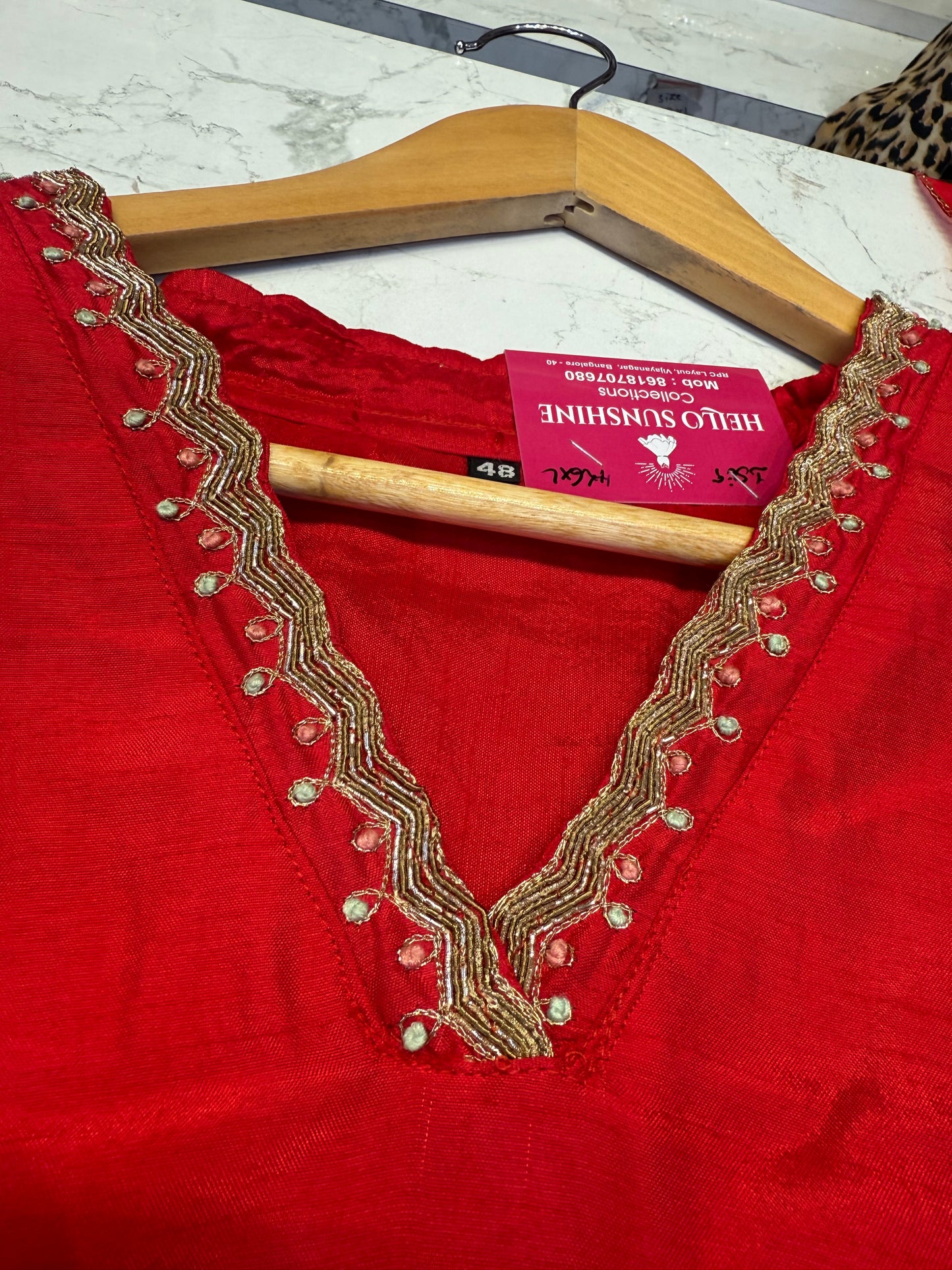 Pure Dola Silk HandWork Salwar suit