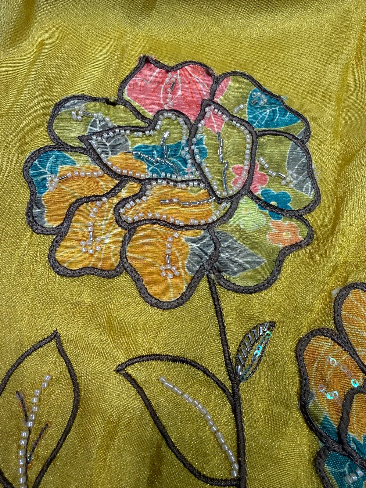 Yellow Pure Tissue Silk Kurti With Pant and Dupatta -HSC1238