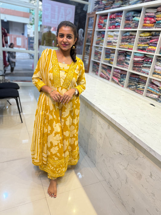 A-line Cotton Salwar Set