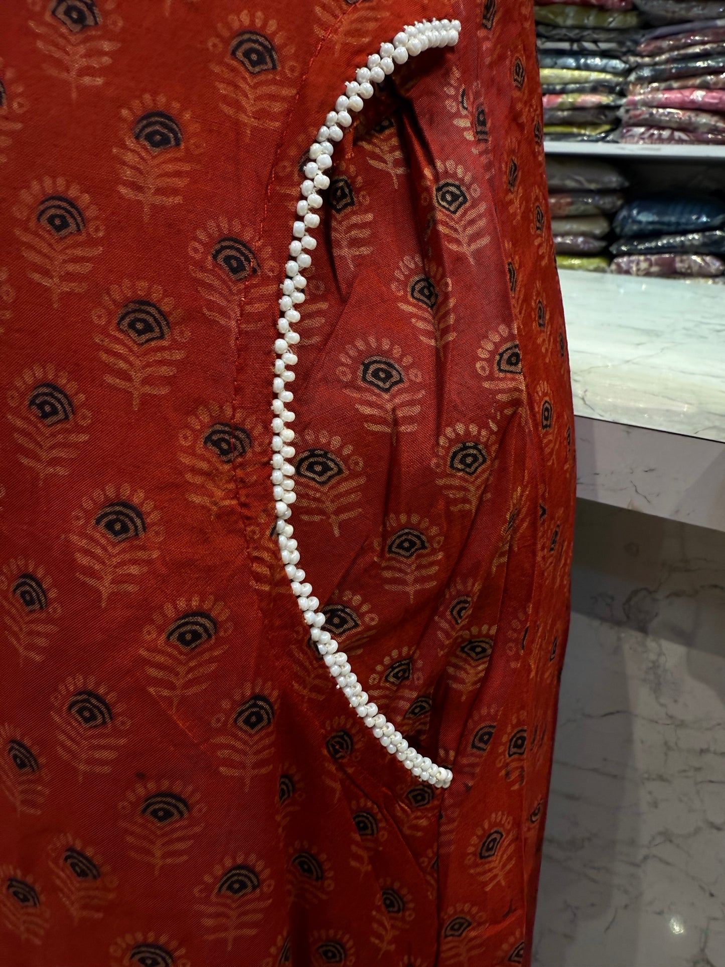 Pure Muslin A-line Kurti