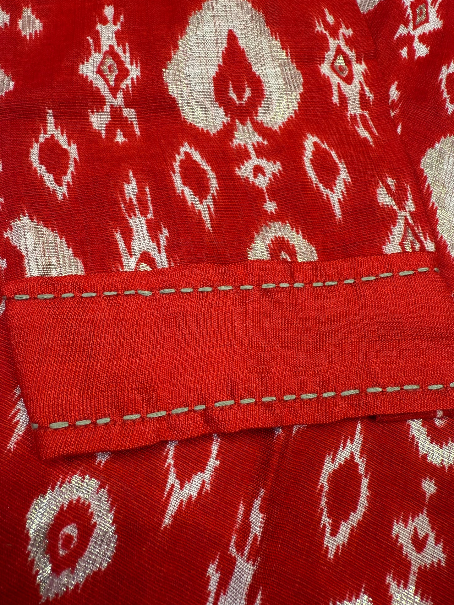 Red Printed Kurti with Pant