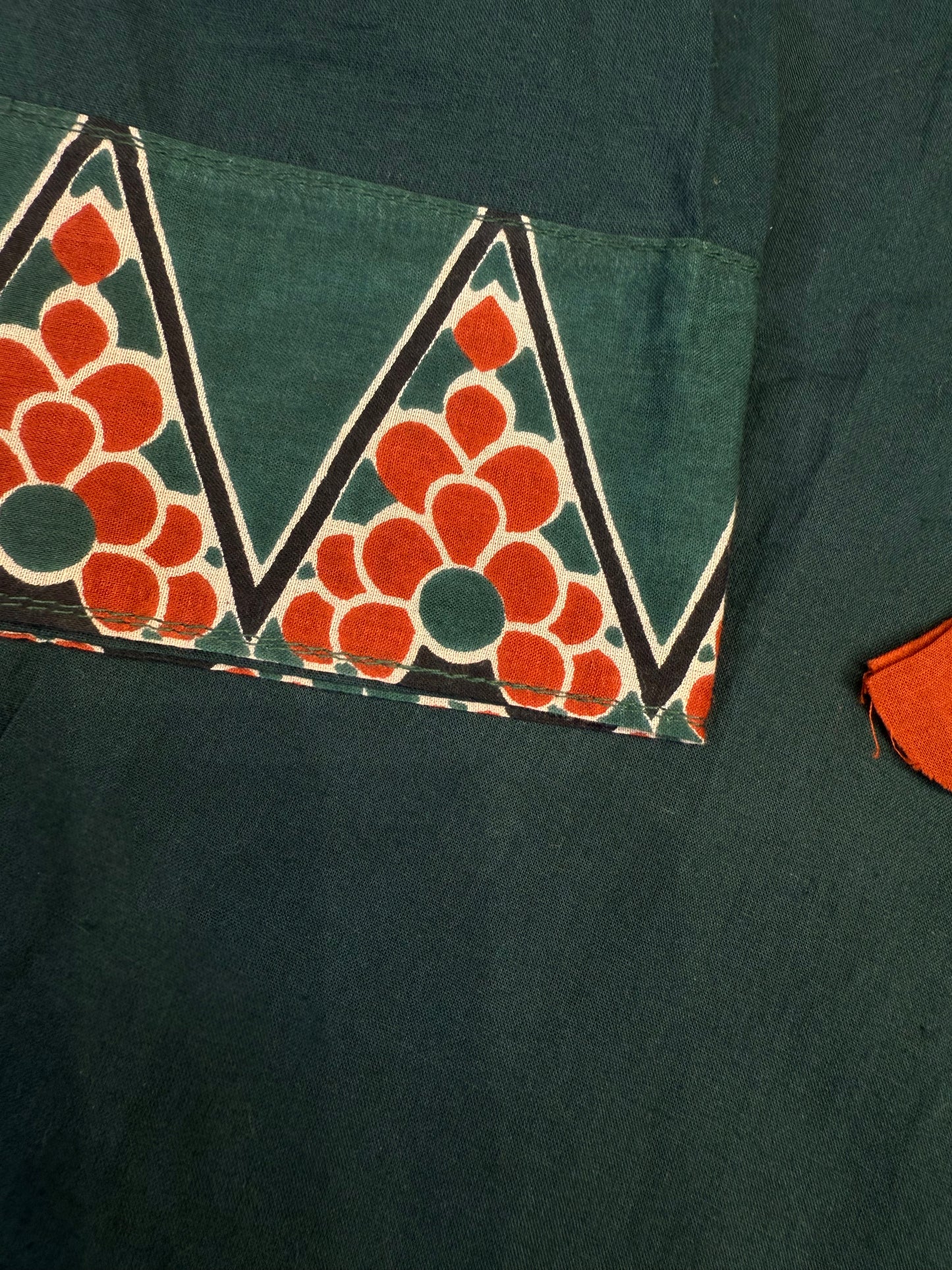 Green Cotton Kurti With Pant and Dupatta