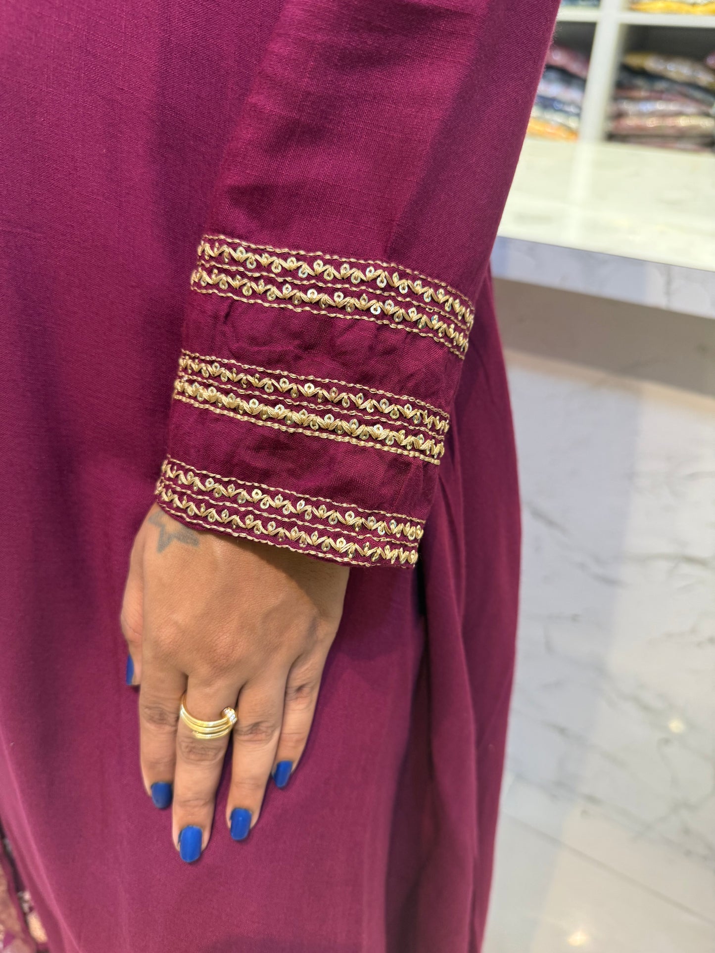 Anarkali Dress With Free Earrings