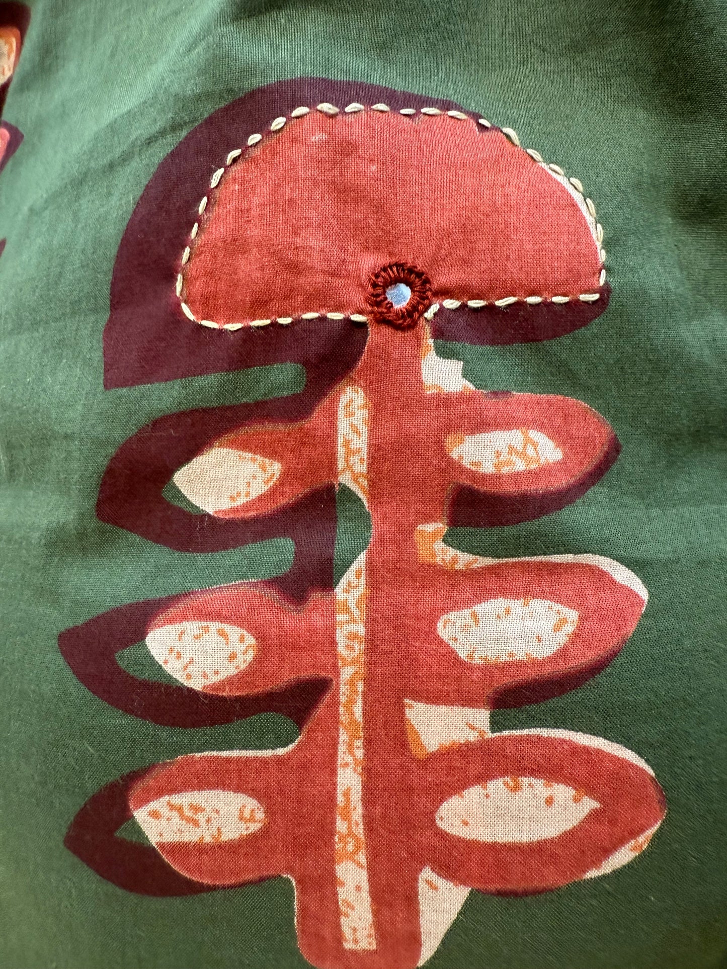 Printed Green Kurti with Pant and Dupatta