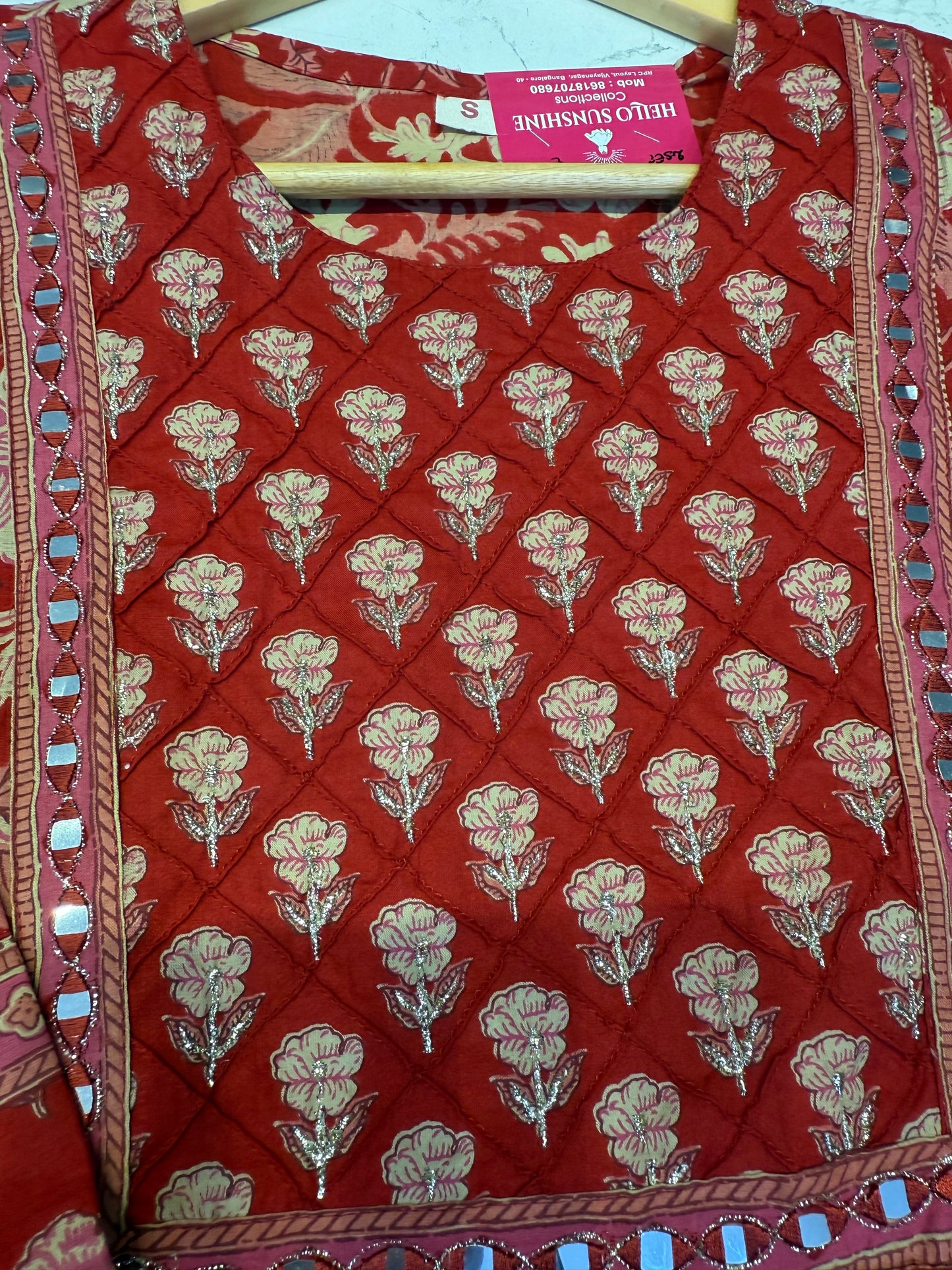 Pure Cotton Anarkali Dress
