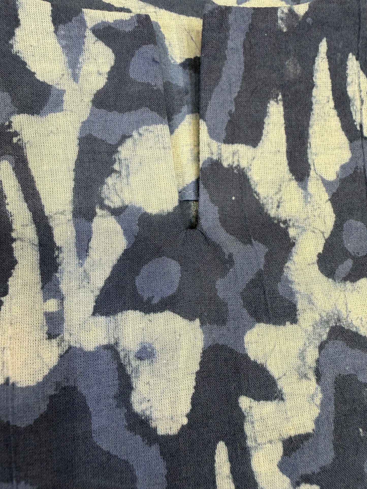 Block Printed Cotton Sleeveless Tunic Top