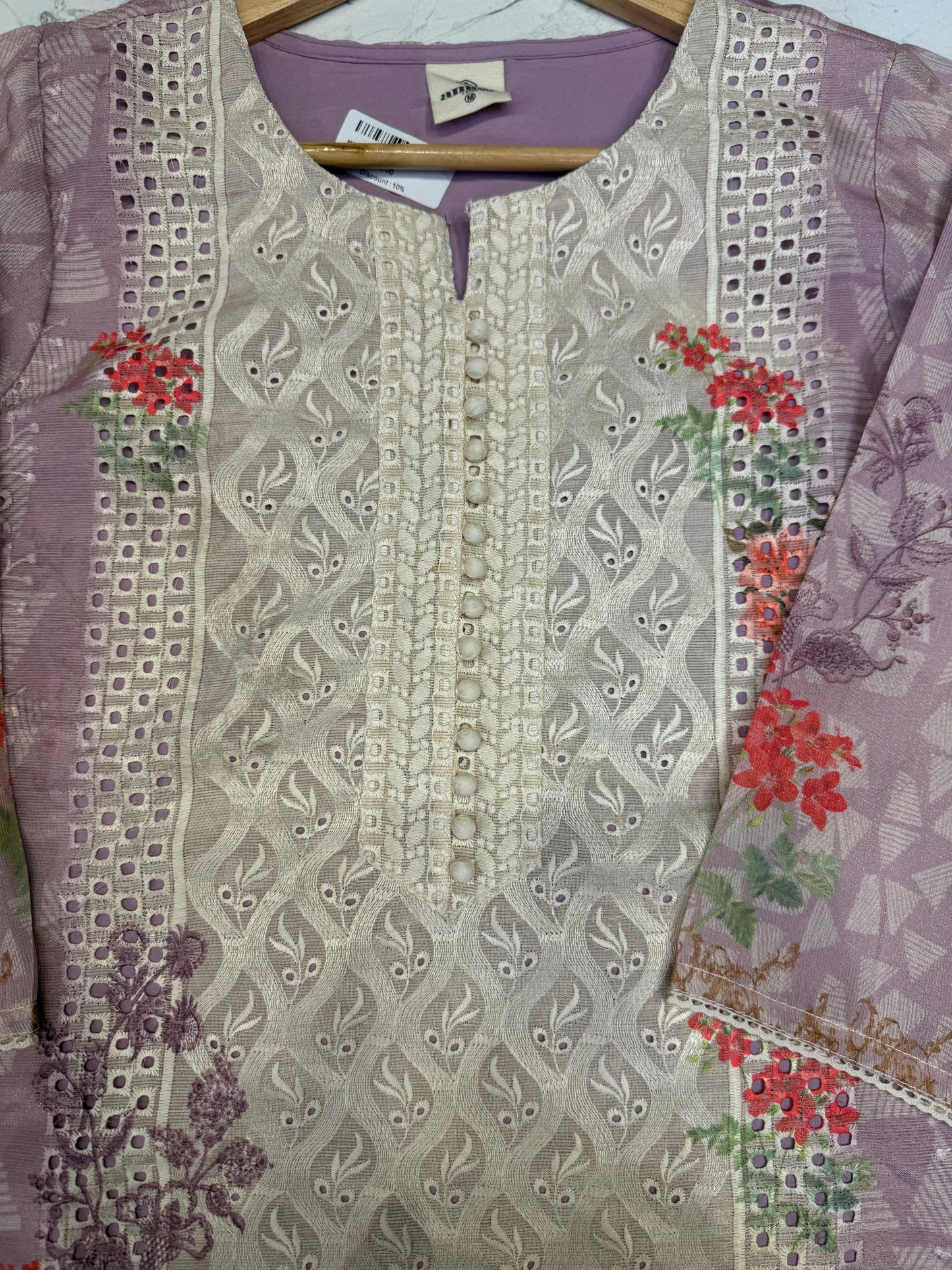 Cotton Hokoba Kurti with pant and Dupatta