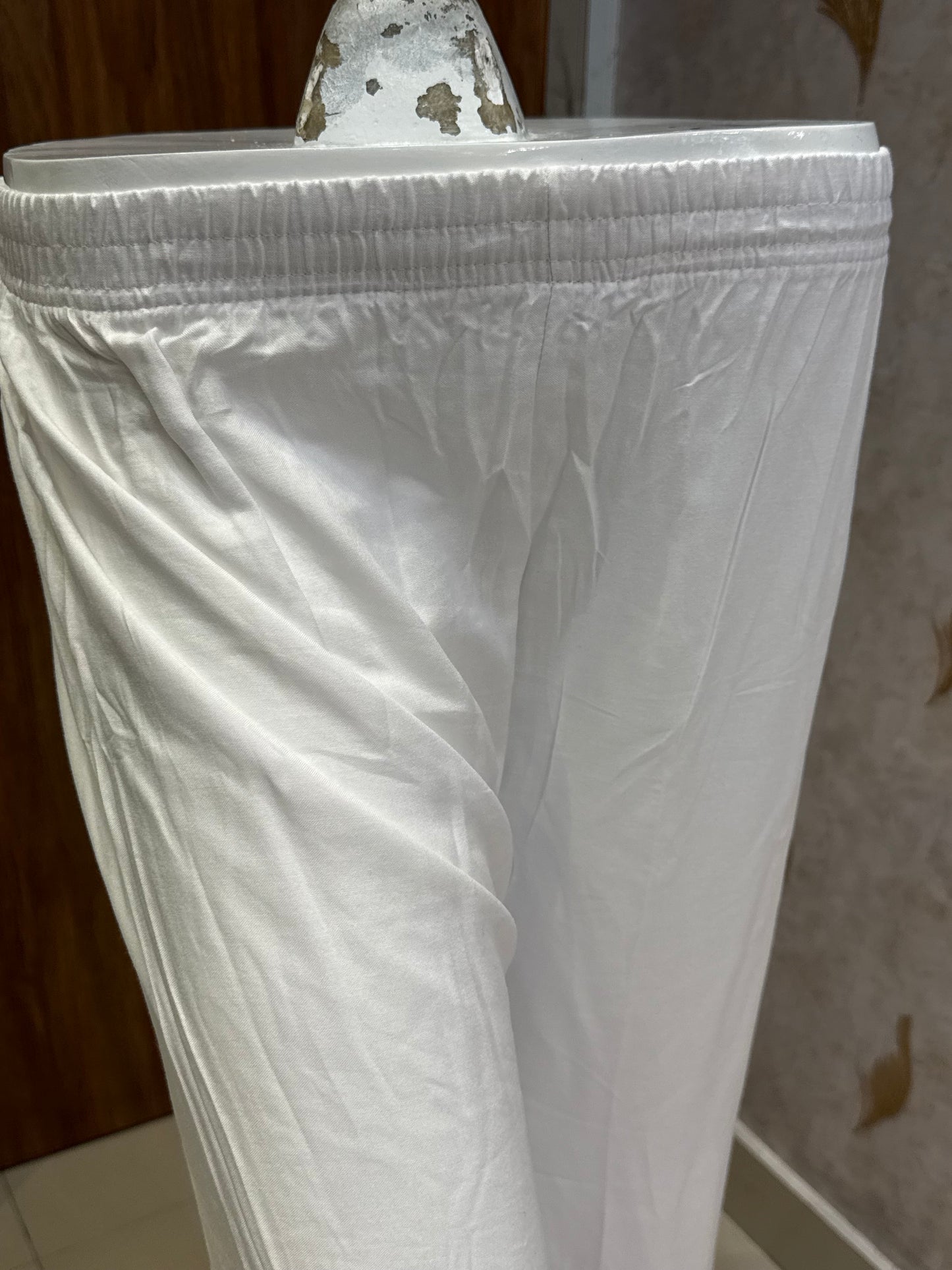 White Premium Rayon Palazzo Pant