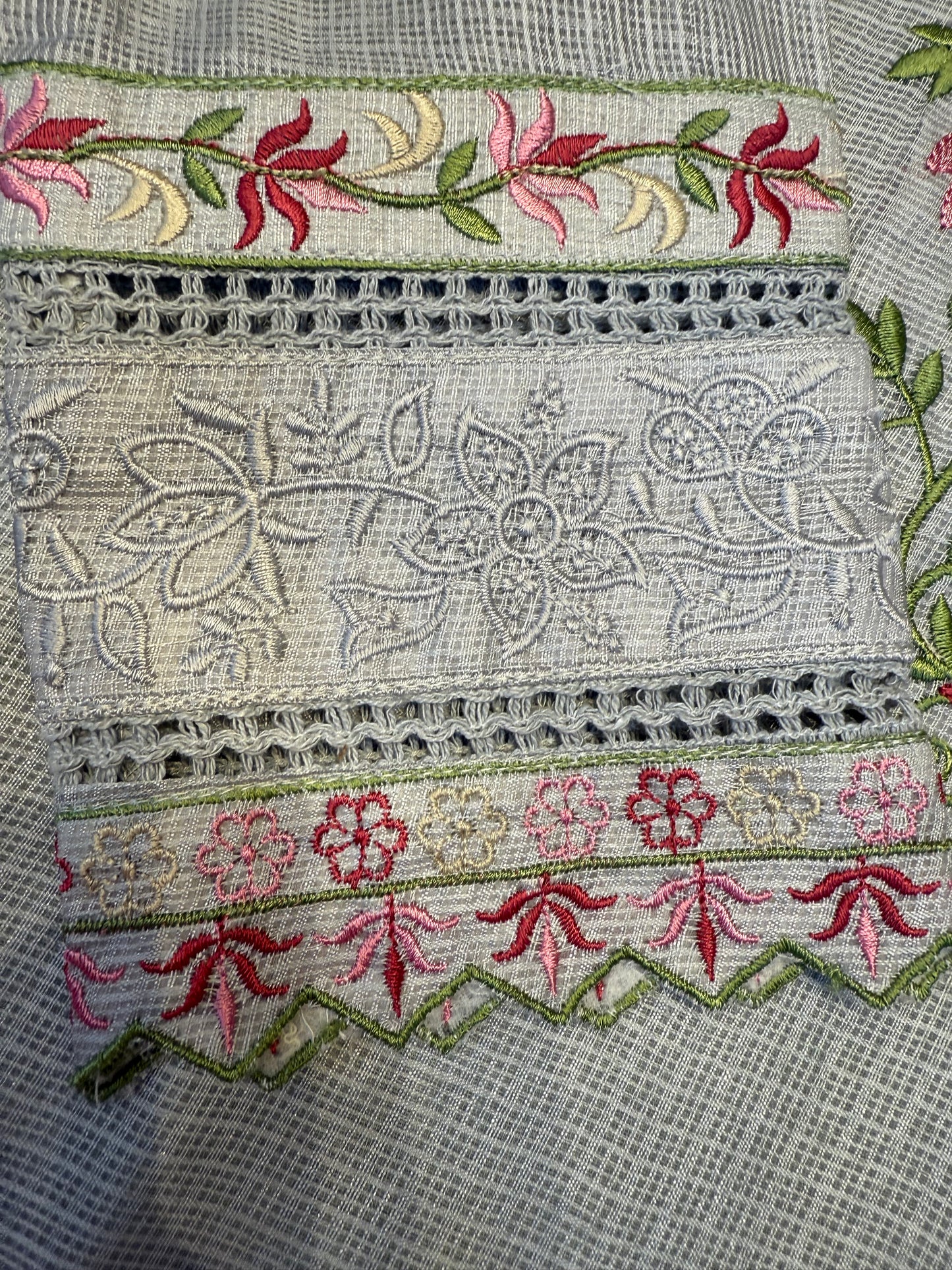 Embroidery Cut Work Salwar Set