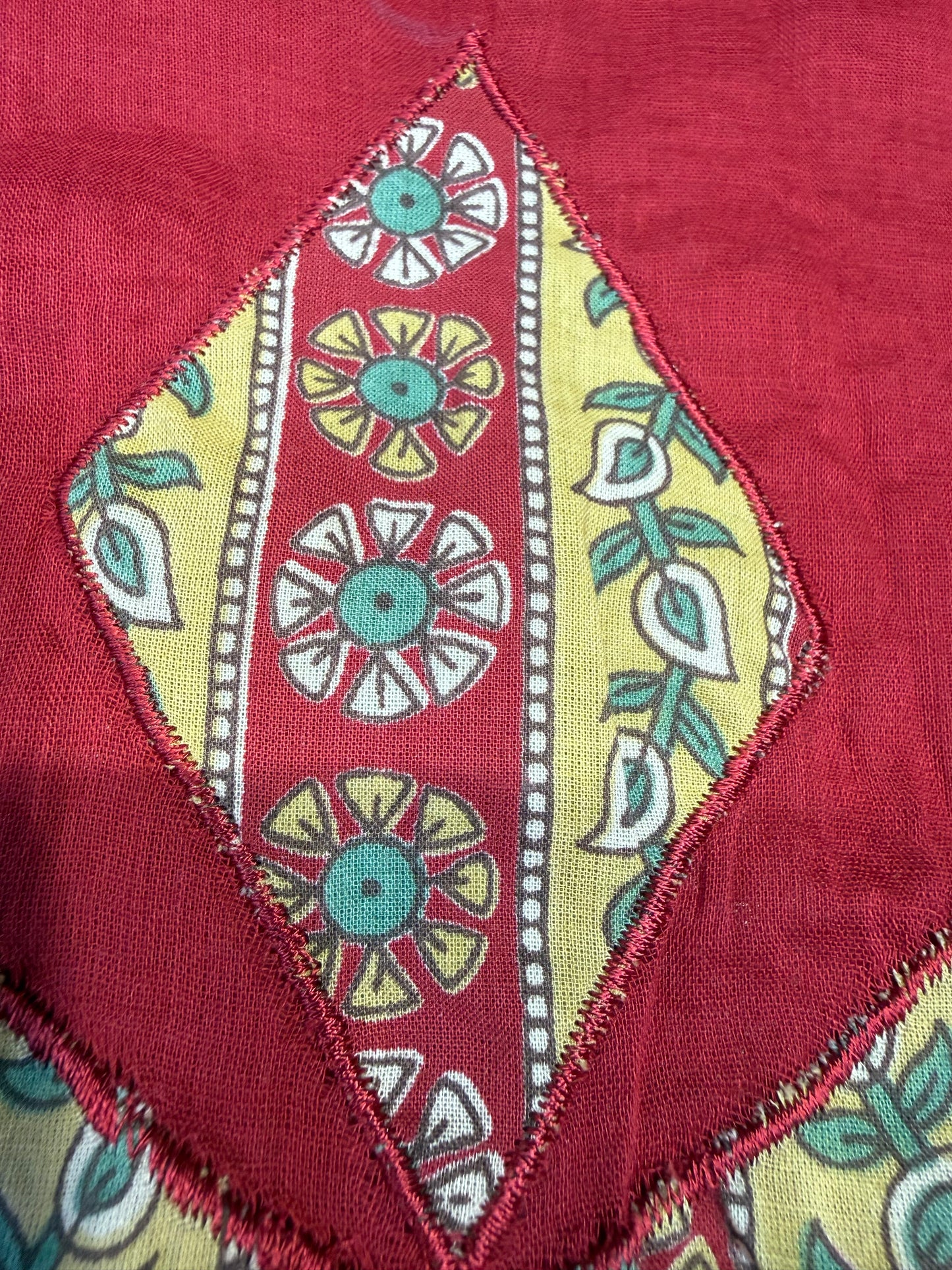 Appliqué Pure Cotton Printed Pant And Kurti With Dupatta-HSC82