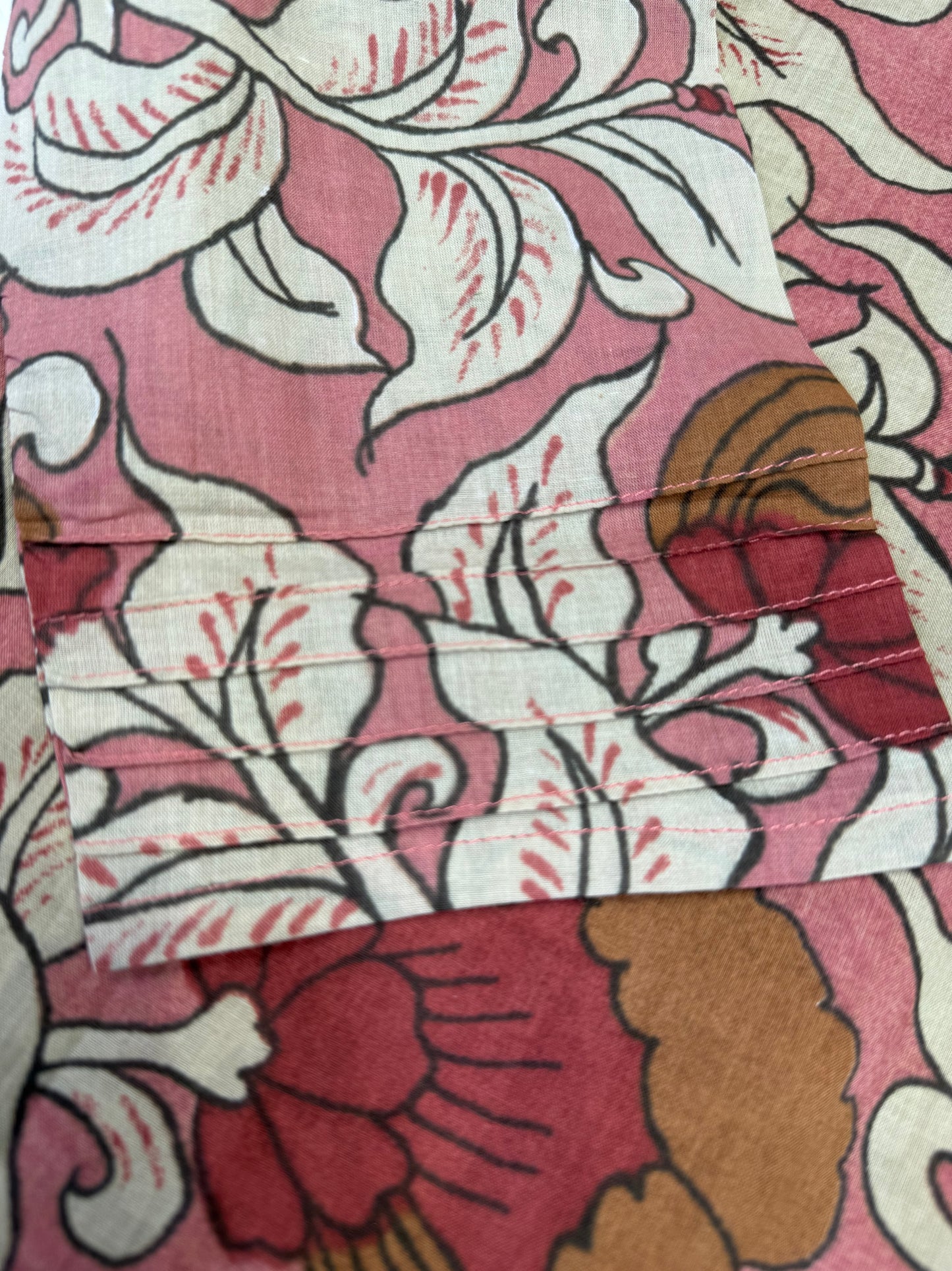 Natural Printed Floral Pure Cotton Kurti