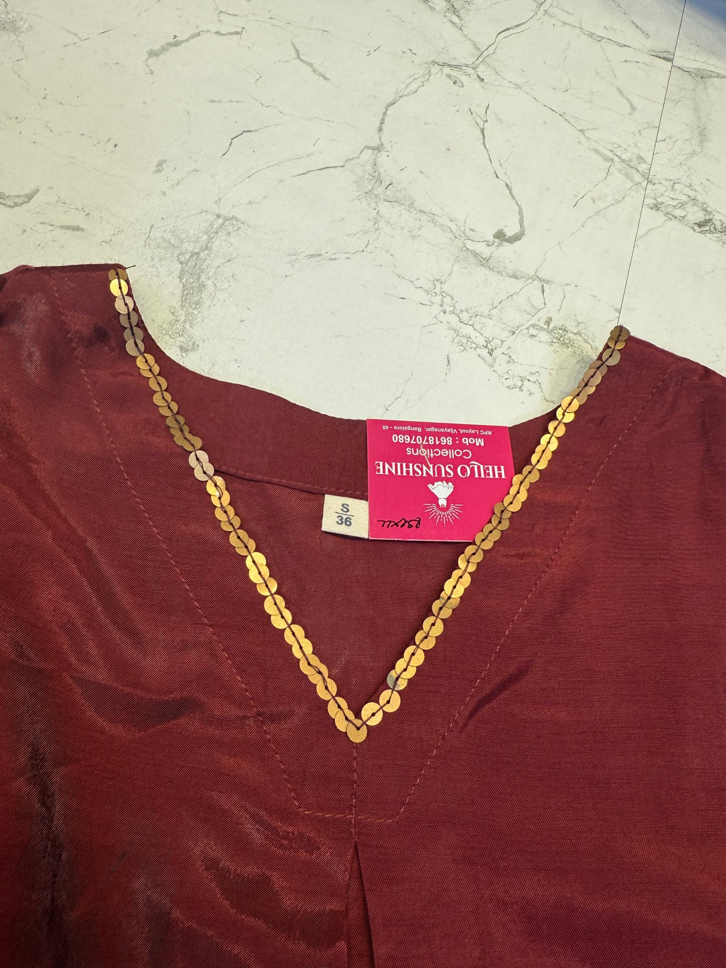 Pure Muslin v neck Tunics tops