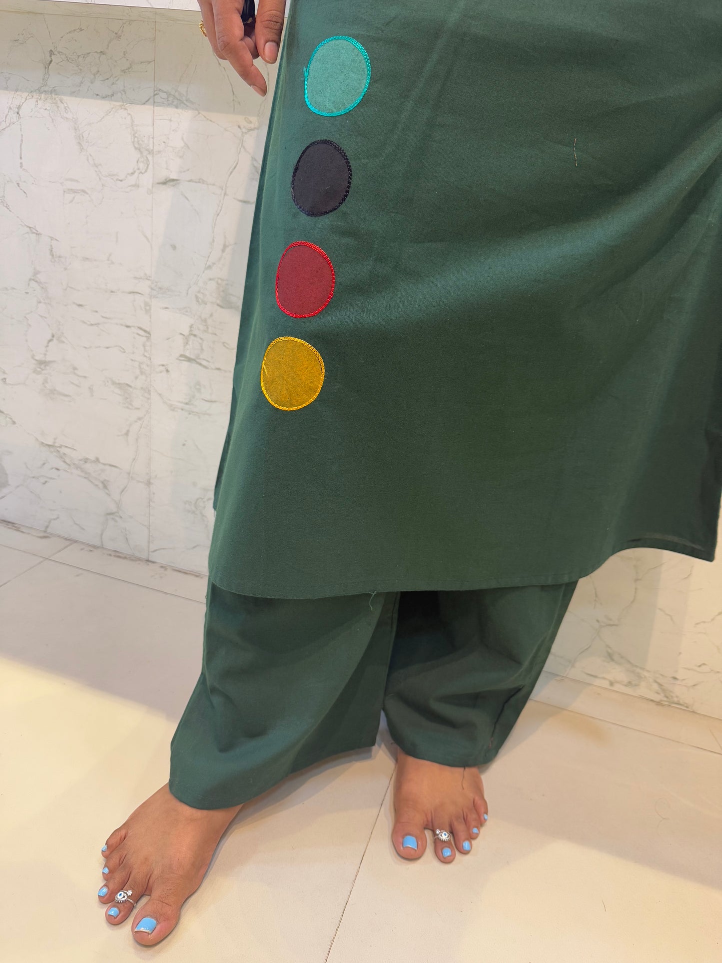 Green Cotton Co-ords set