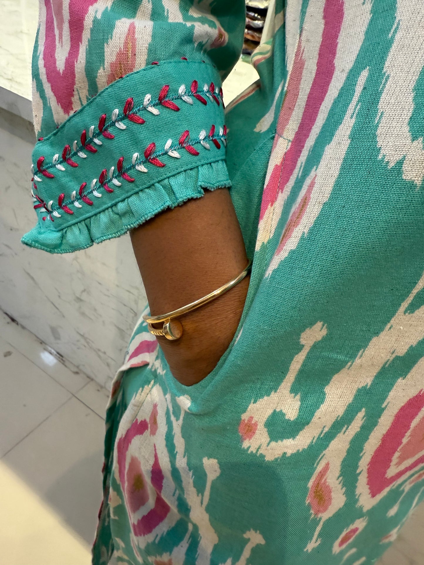 COTTON KURTI PANT SET