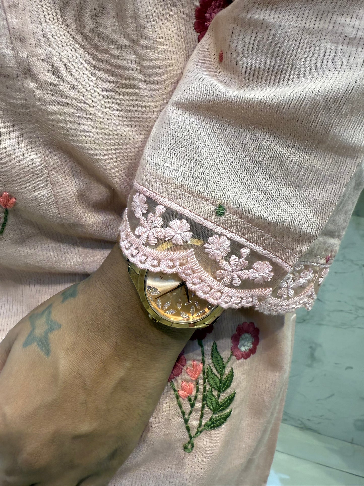 Peach Pure Mul Cotton