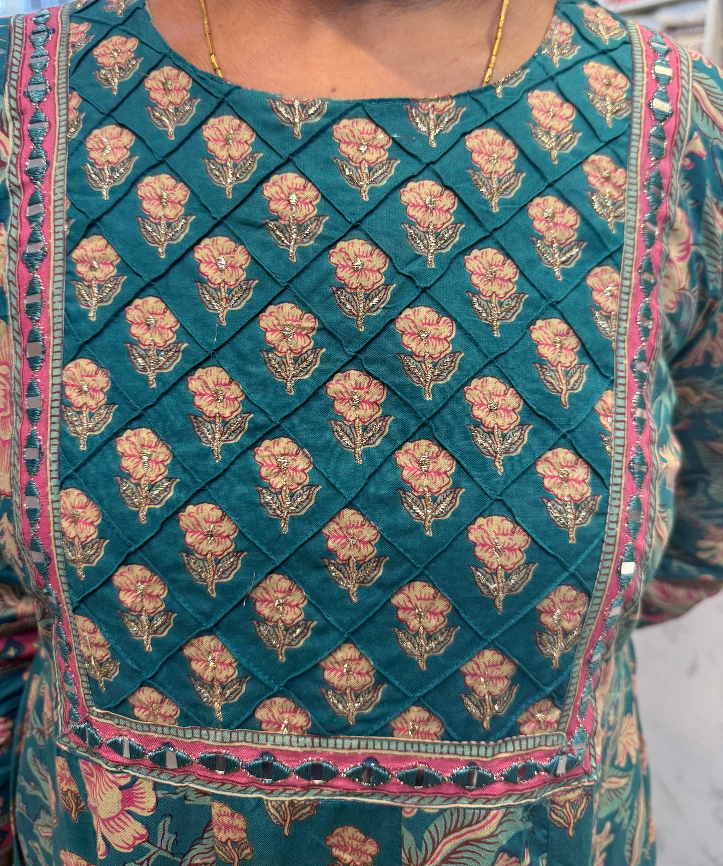 Pure Cotton Anarkali Dress