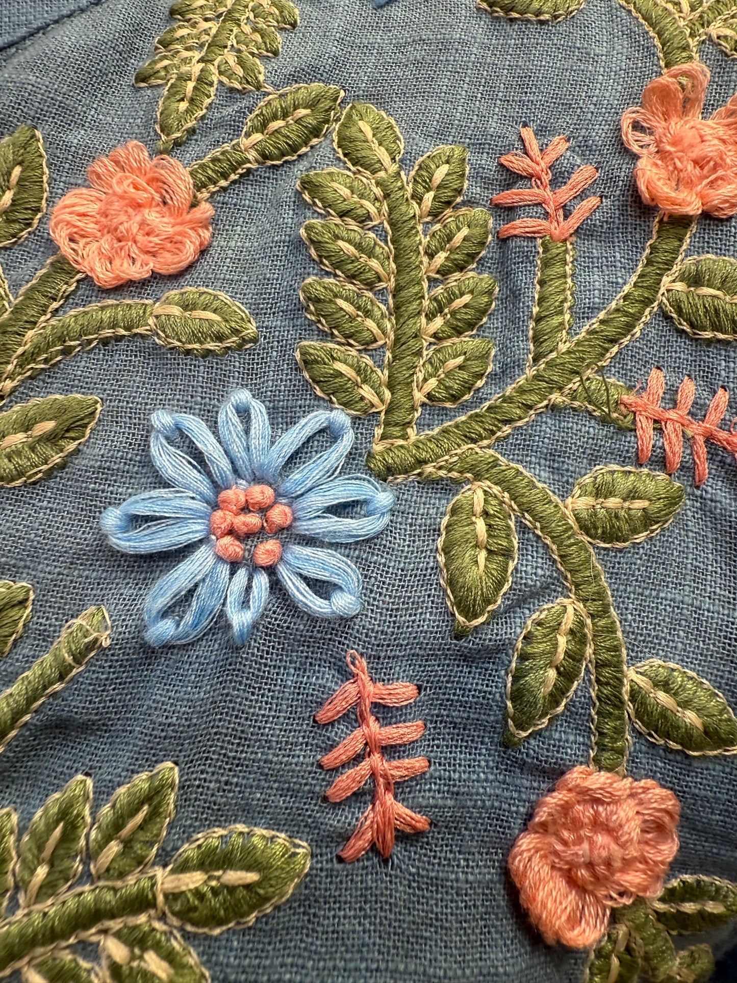 Sky Blue Cotton Co-ords Set