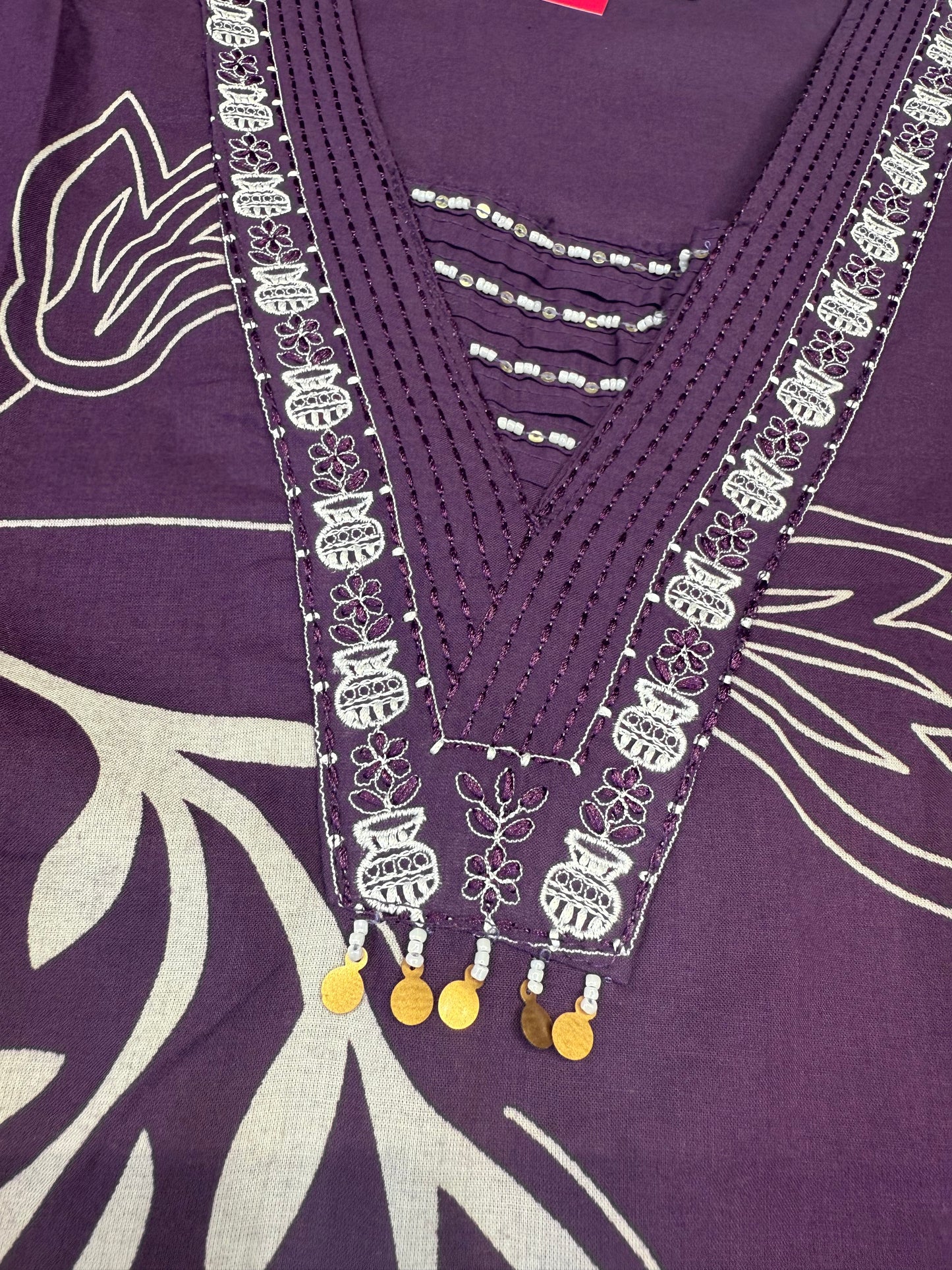 Simple Cotton Kurti With Pant and Dupatta