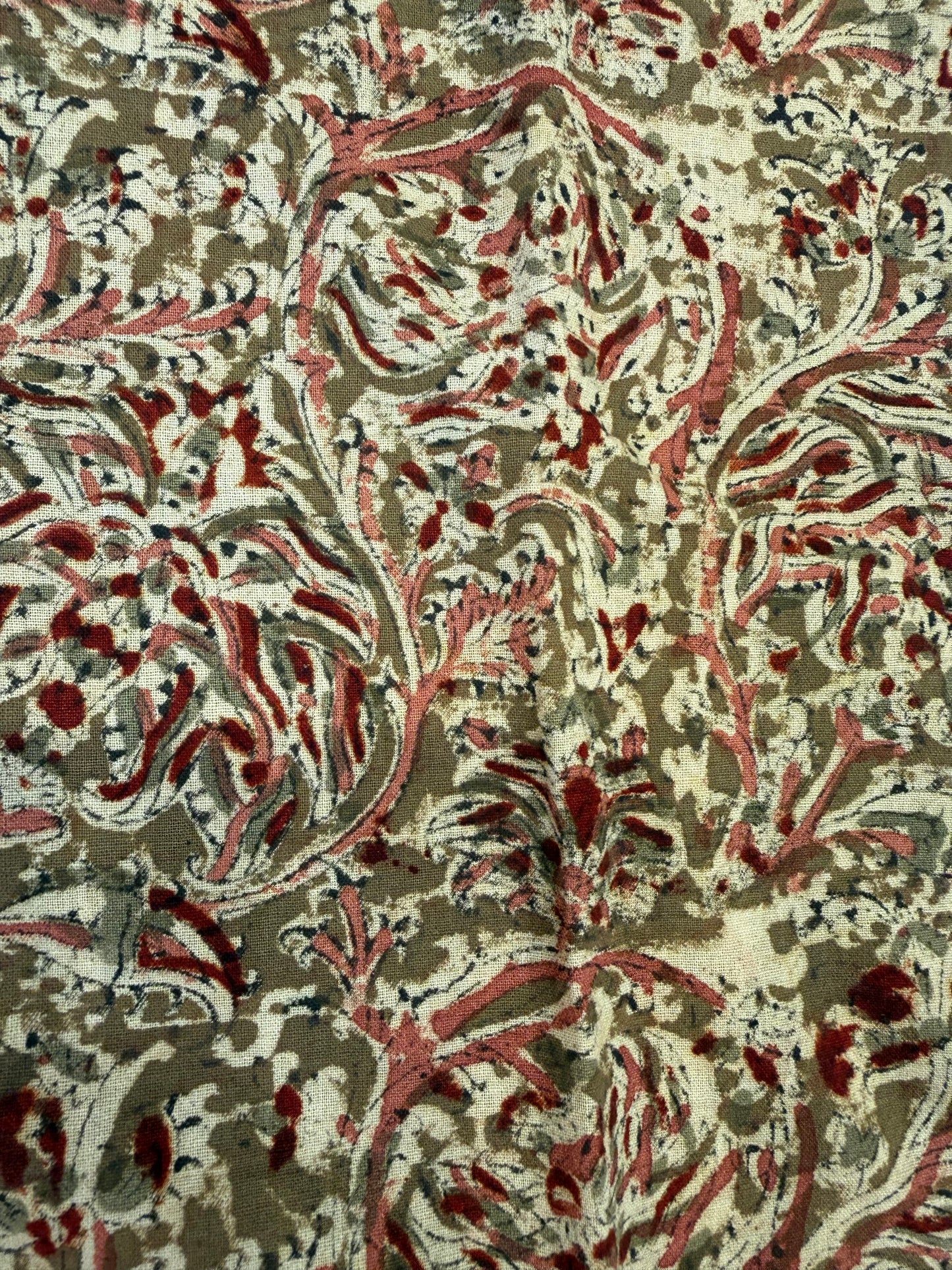 Kalamkari Printed Pure Cotton Straight Cut Kurti