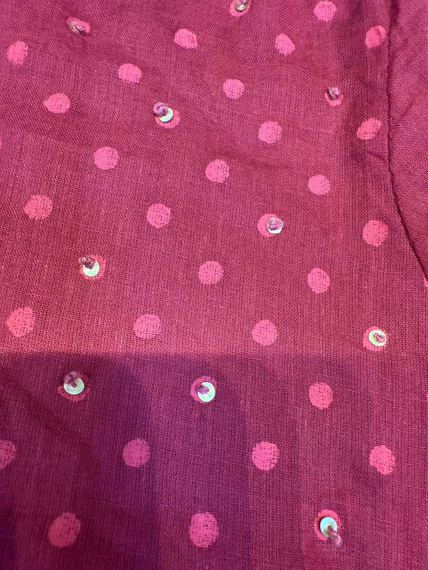 Pure Mul Cotton Flared Dress with Dupatta