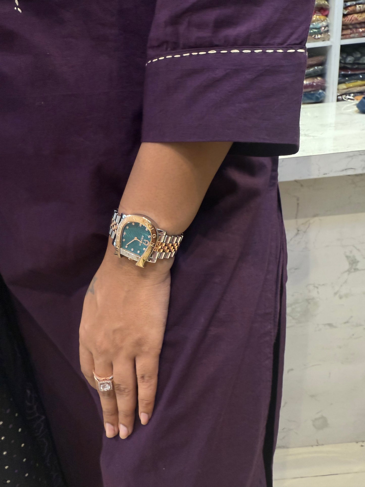 Block Printed Pure Cotton Kurti with Pant and Dupatta