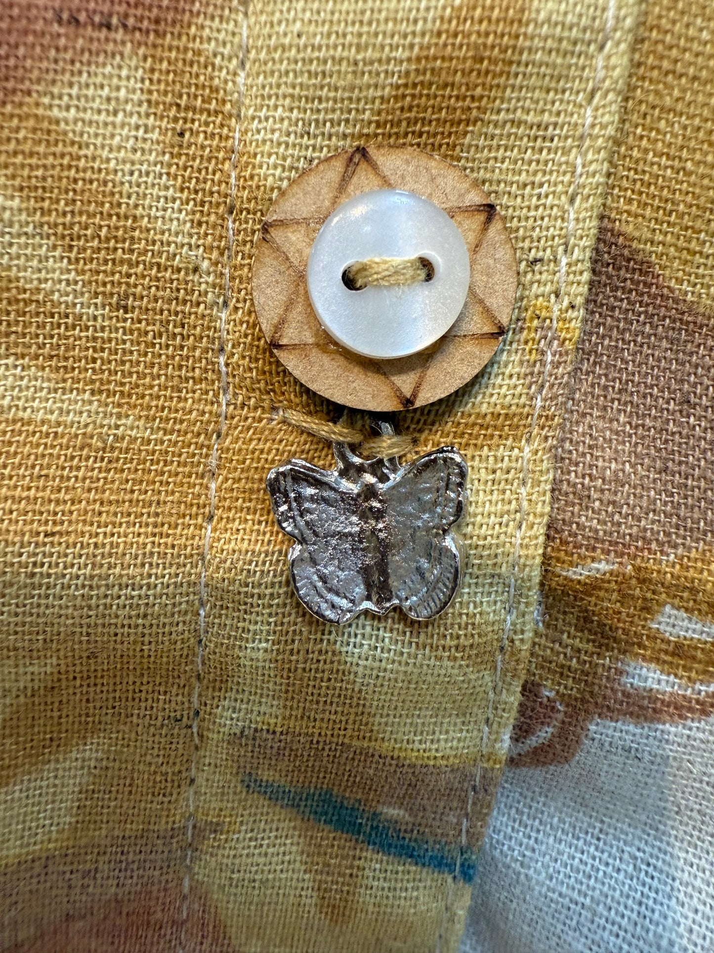 Beige Printed Short top