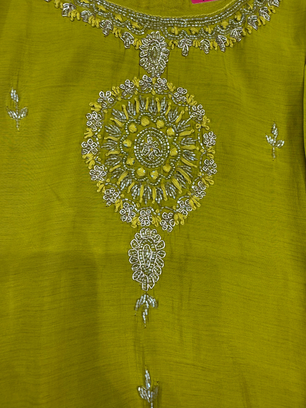 Hand Embroidery Kurti With Pant and Dupatta -HSC1270