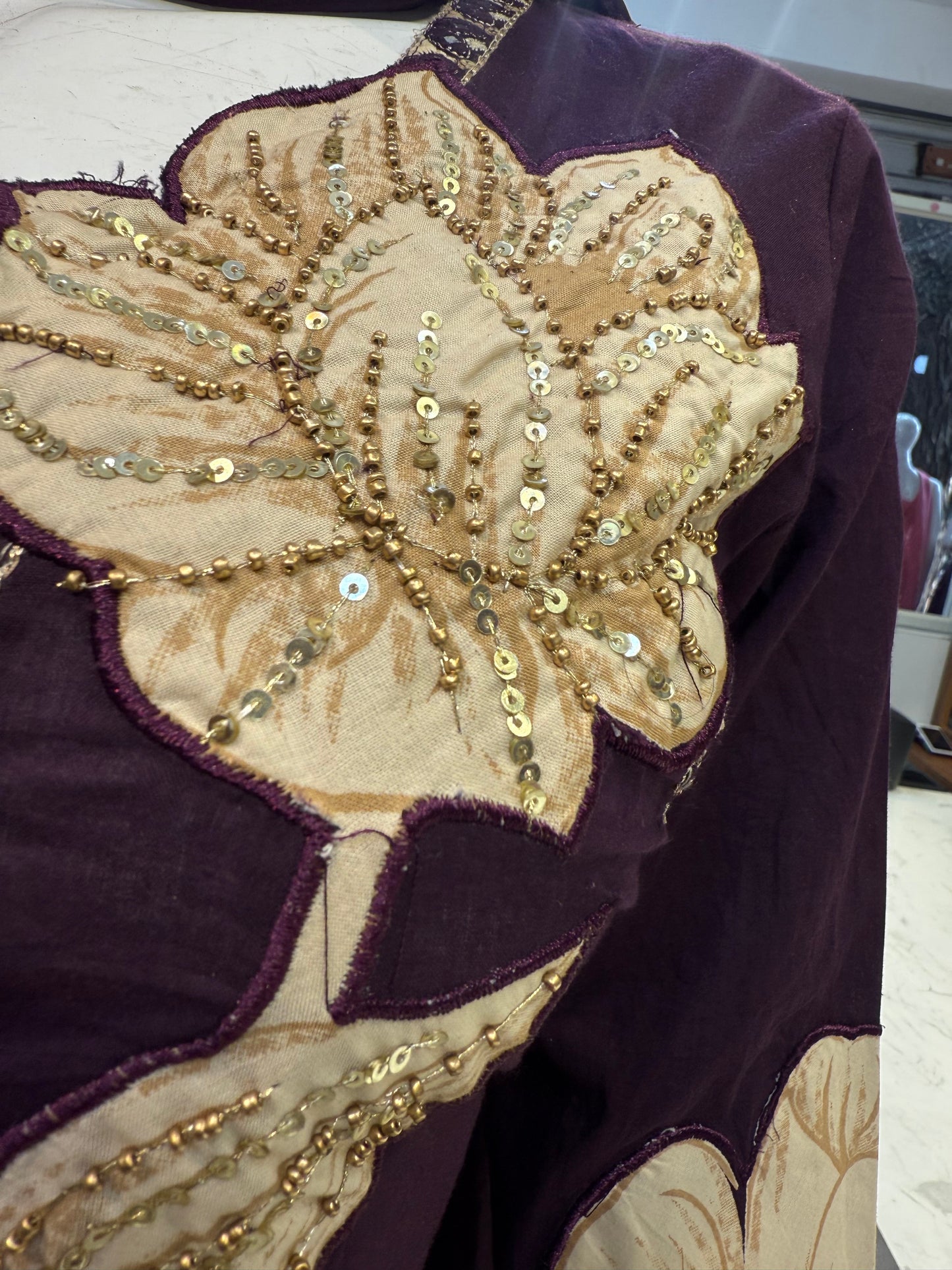 Appliqué Work Cotton Kurti With Pant and Dupatta