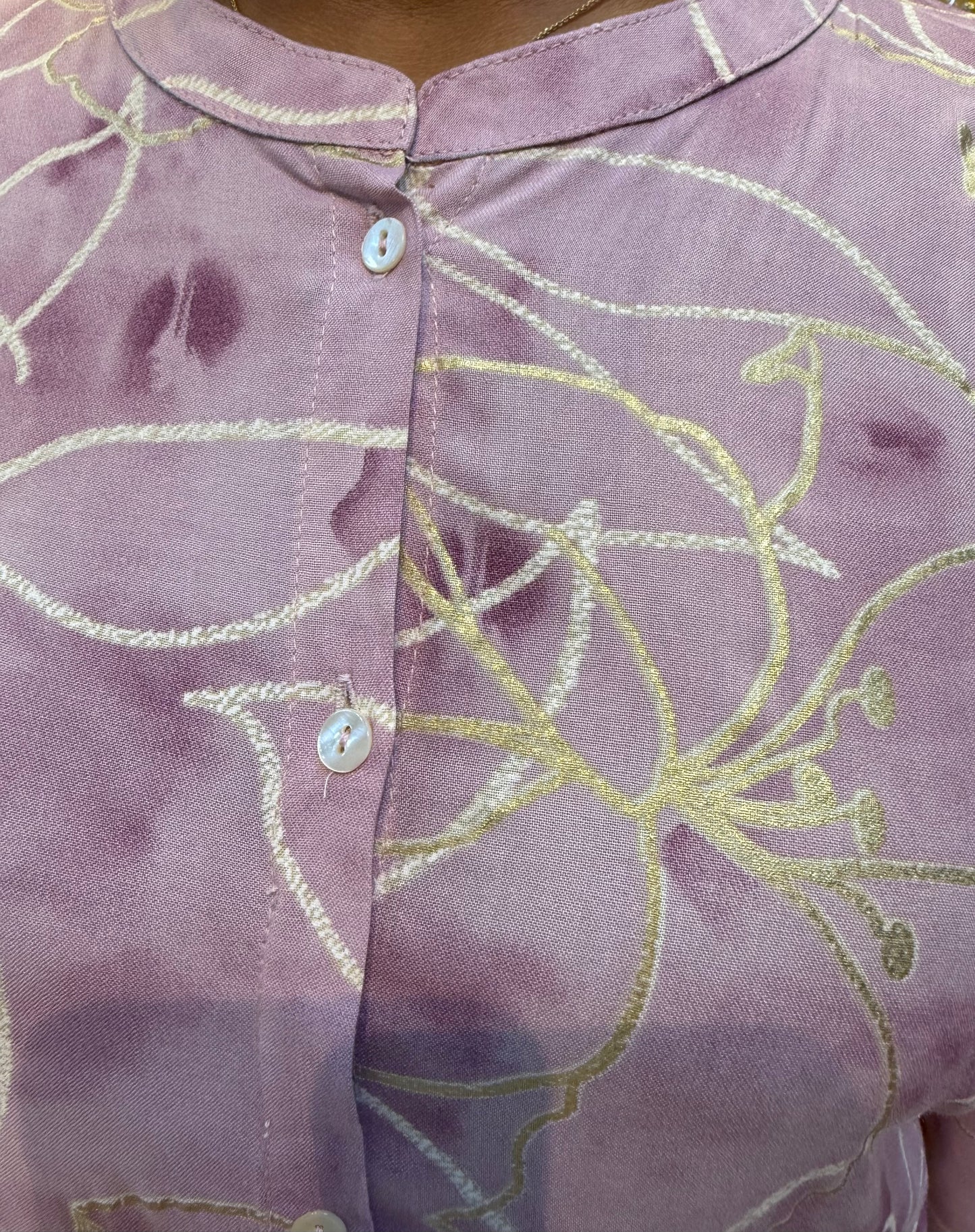 Lavender Kurti and Eleghant PantCo-ords Set
