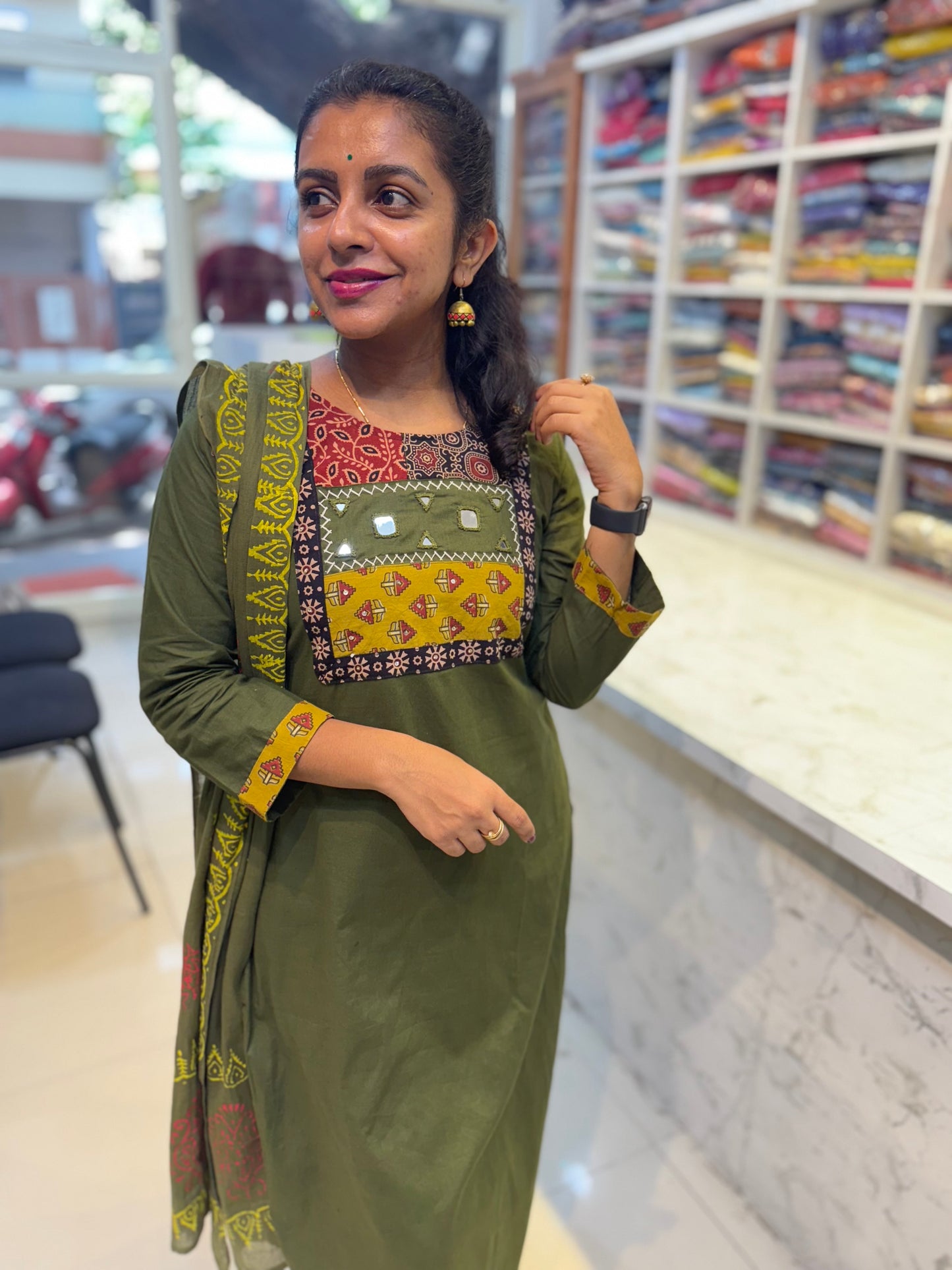 Block Printed Pure Cotton Salwar set