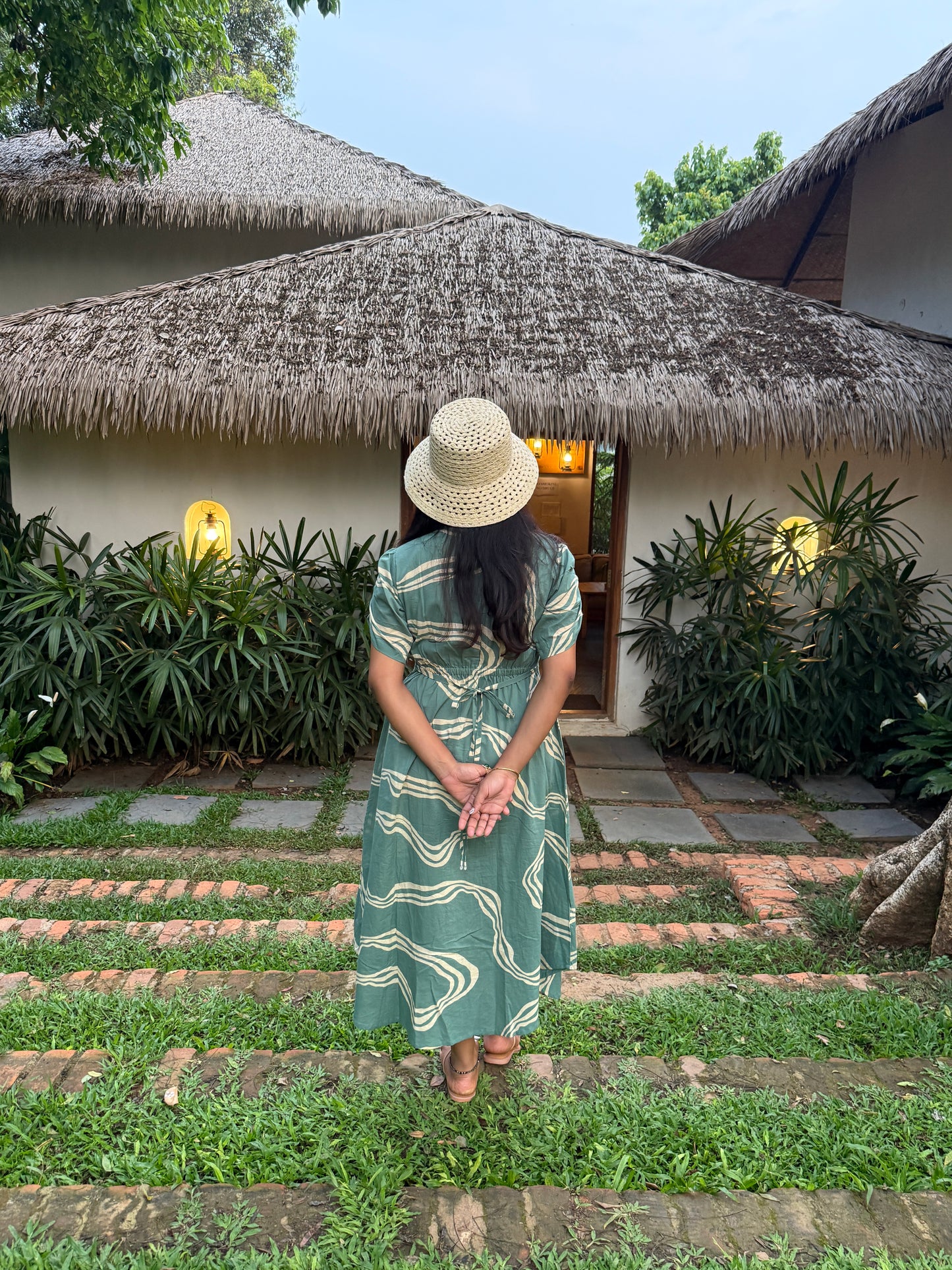 Pure Cotton A-line Dress