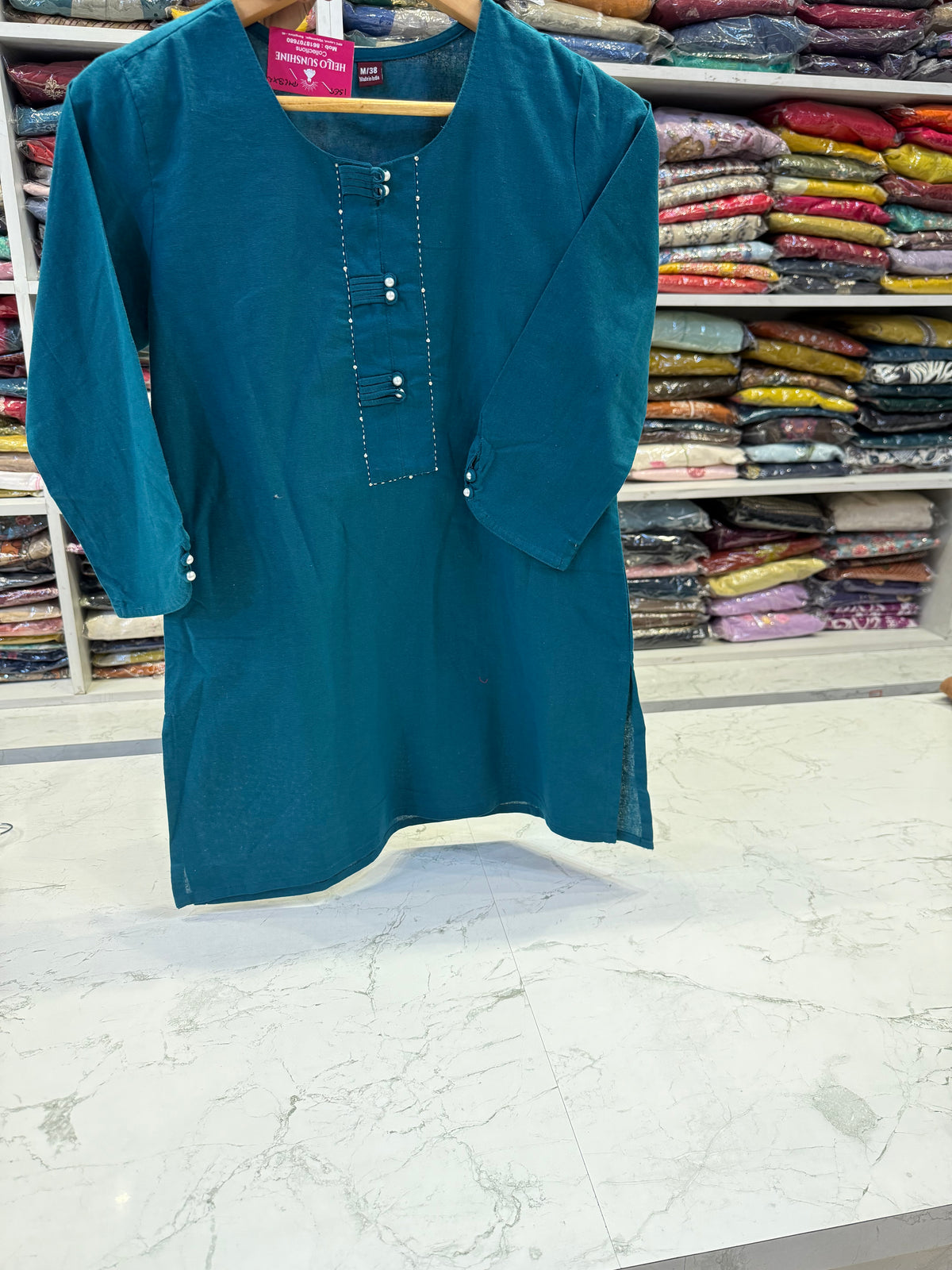 Pure Cotton Tunics Top -HSC1249