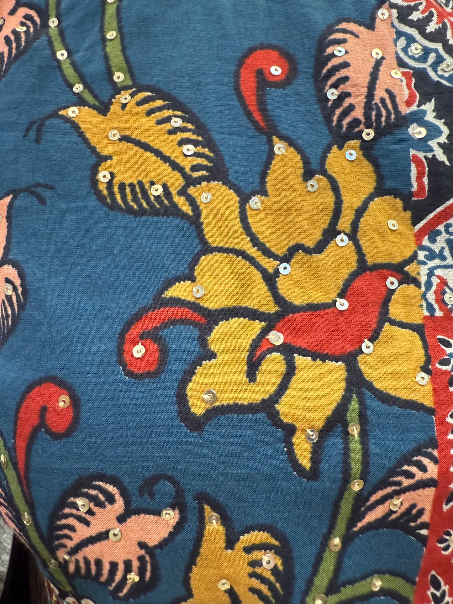 Black Printed Stripes Kurti With Pant and Dupatta