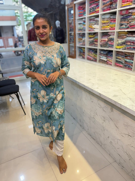 Handwork Two piece Cotton set