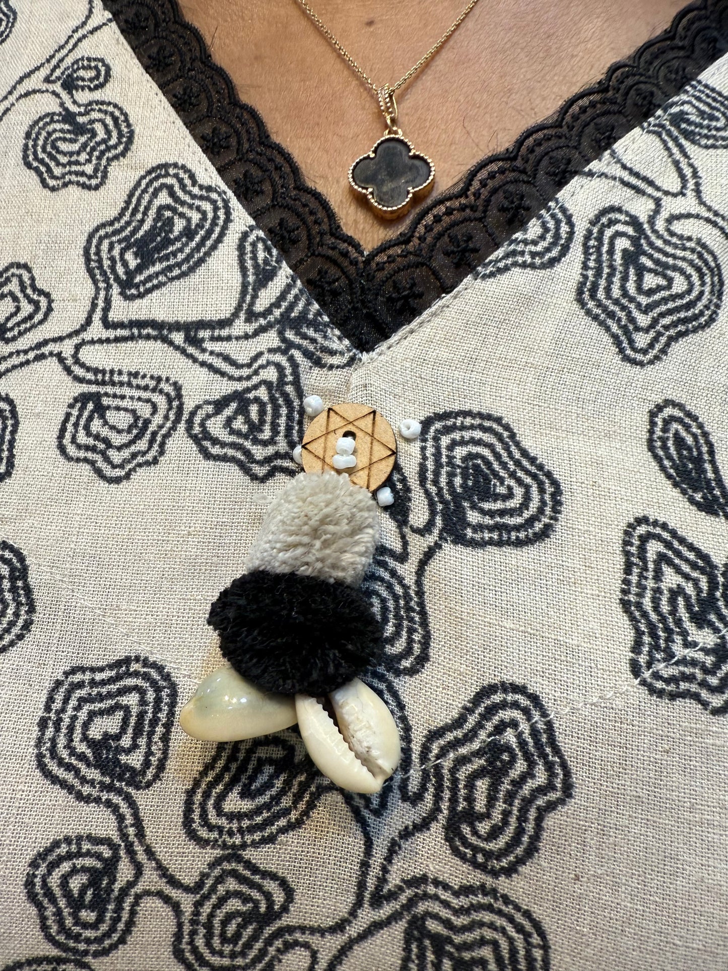 Half white Linen Co-ords set