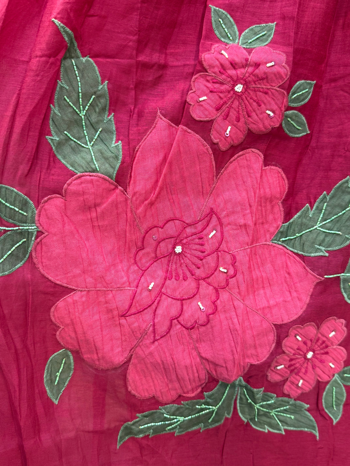 Pure Banarasi Mul Chanderi Kurti With Pant and Dupatta - HSC1196