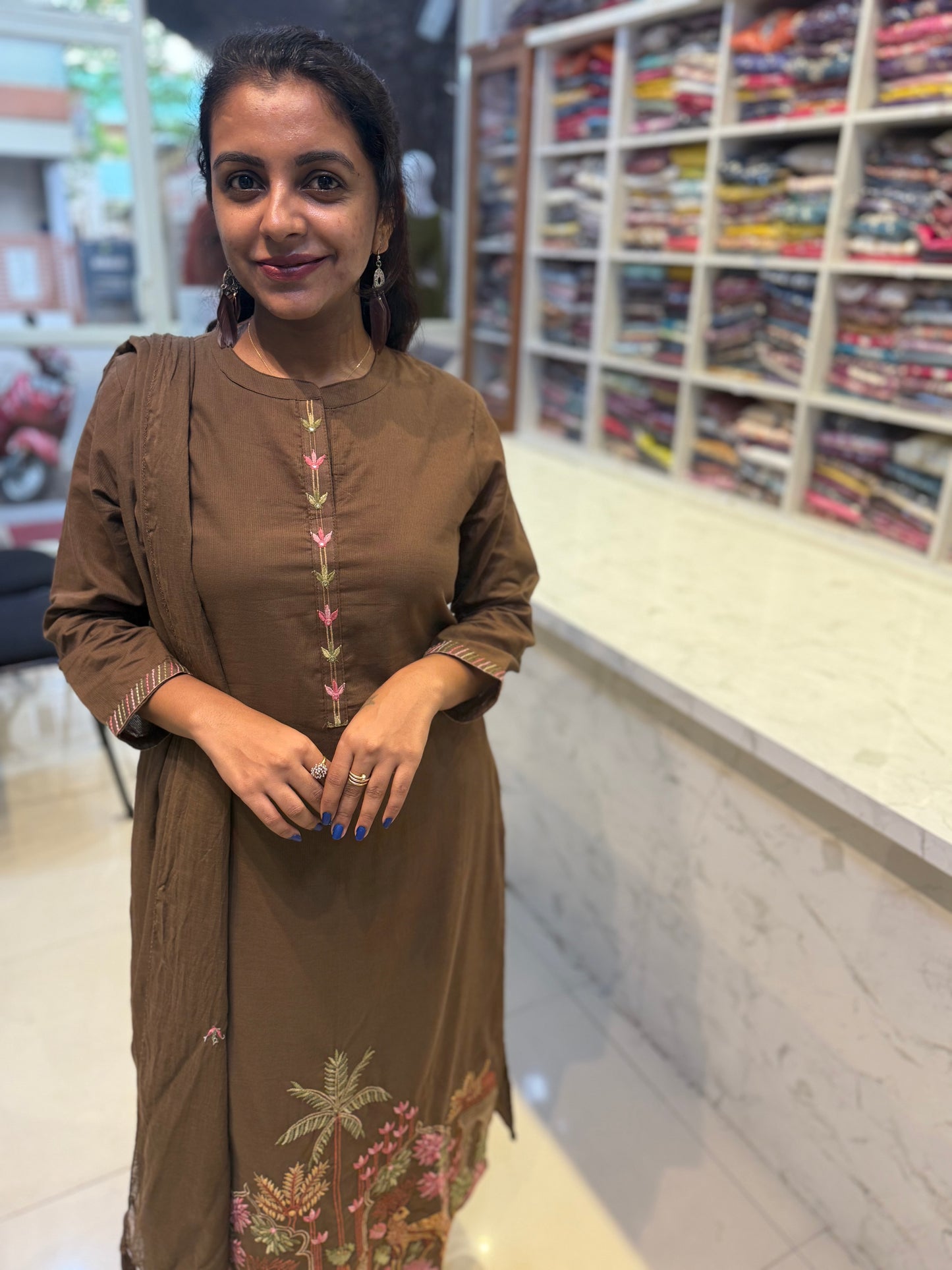 Deer Pure Mul cotton Salwar suit