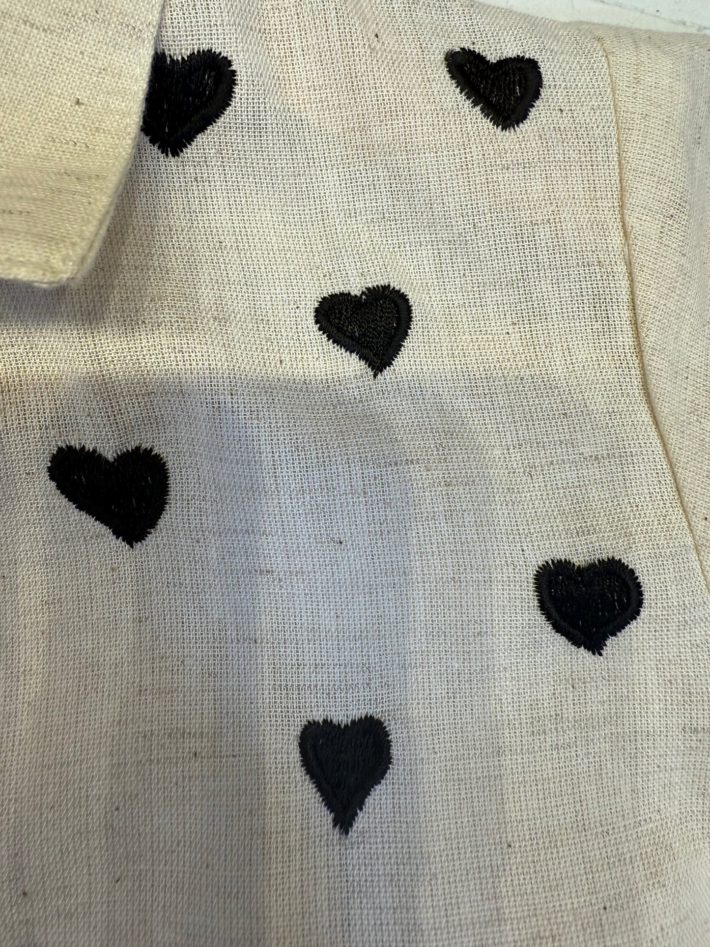 Half white Cotton Flex Short top