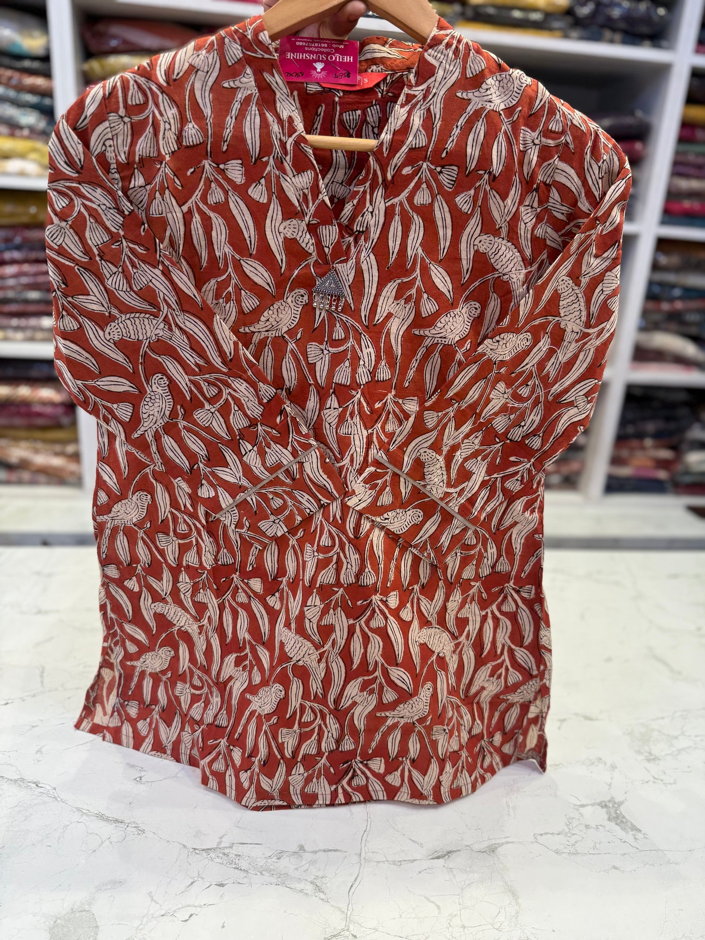 Parrot Printed Cotton Tunics