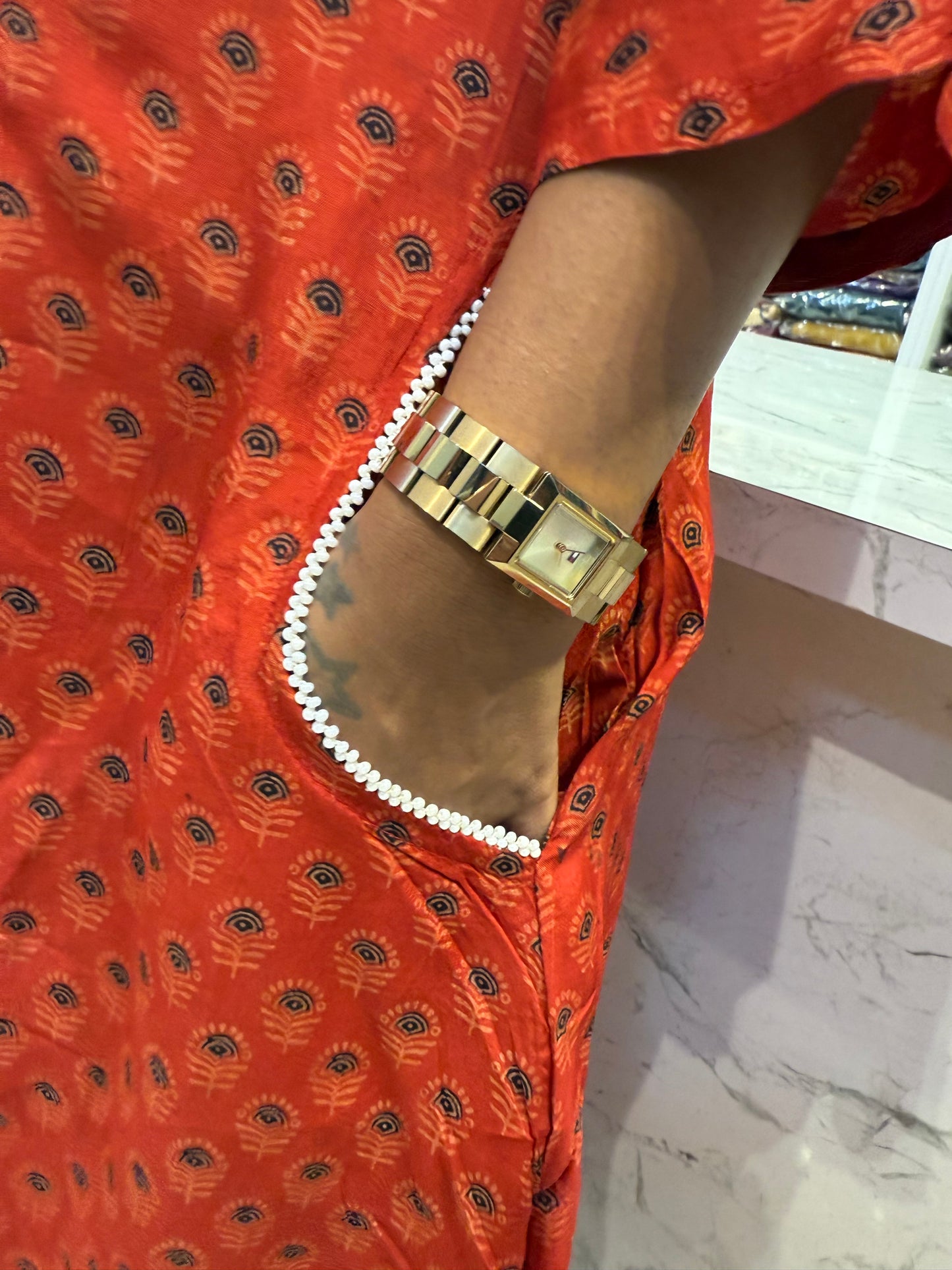 Pure Muslin A-line Kurti