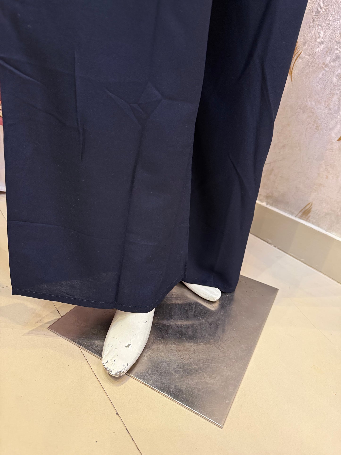 Navy Blue Premium Rayon Palazzo Pant
