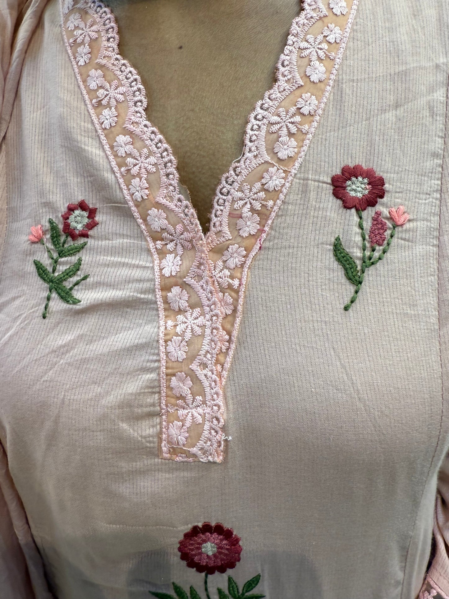 Peach Pure Mul Cotton