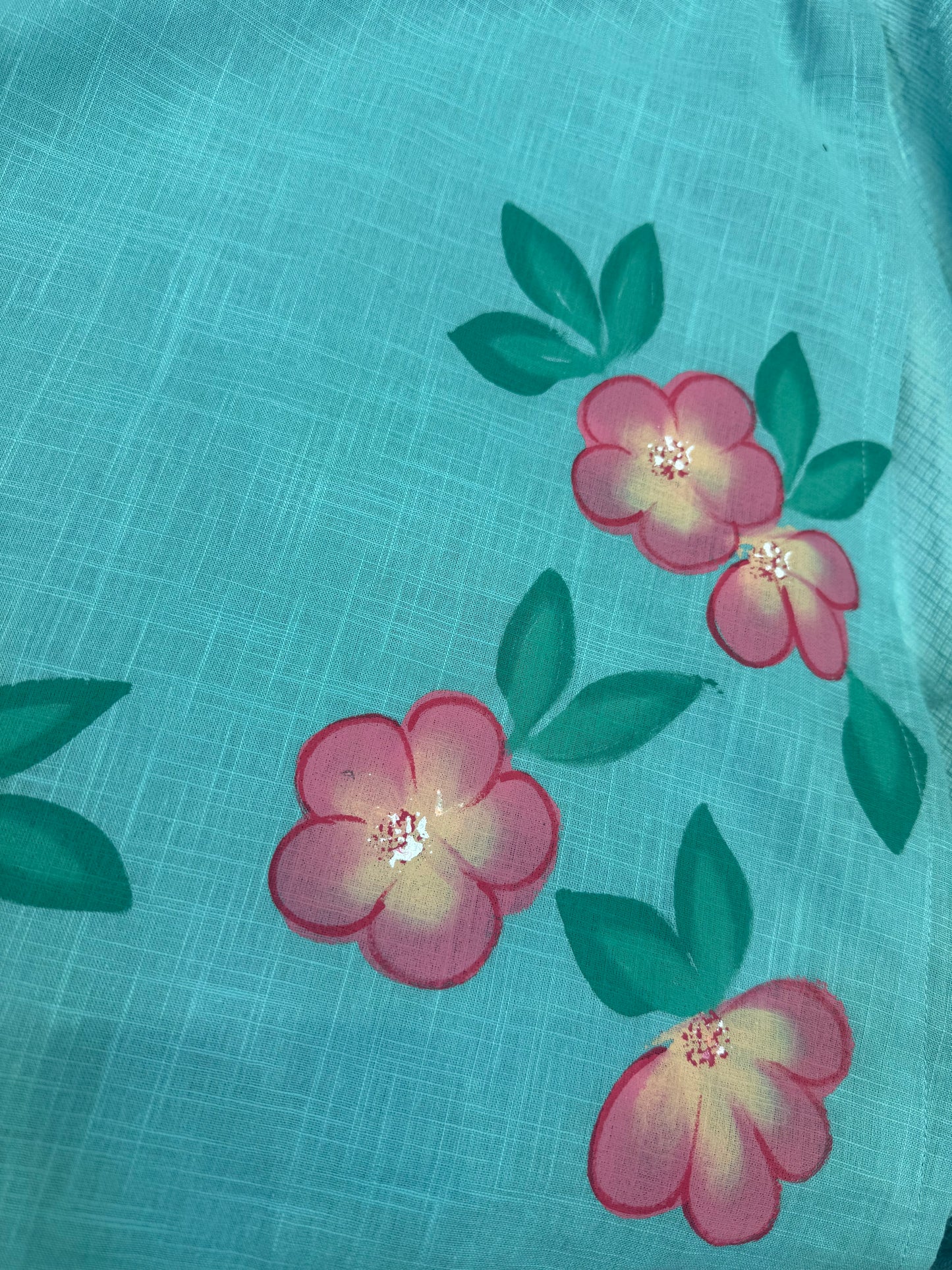 Hand Panited Powder Blue Kurti With Pant and Dupatta-HSC115