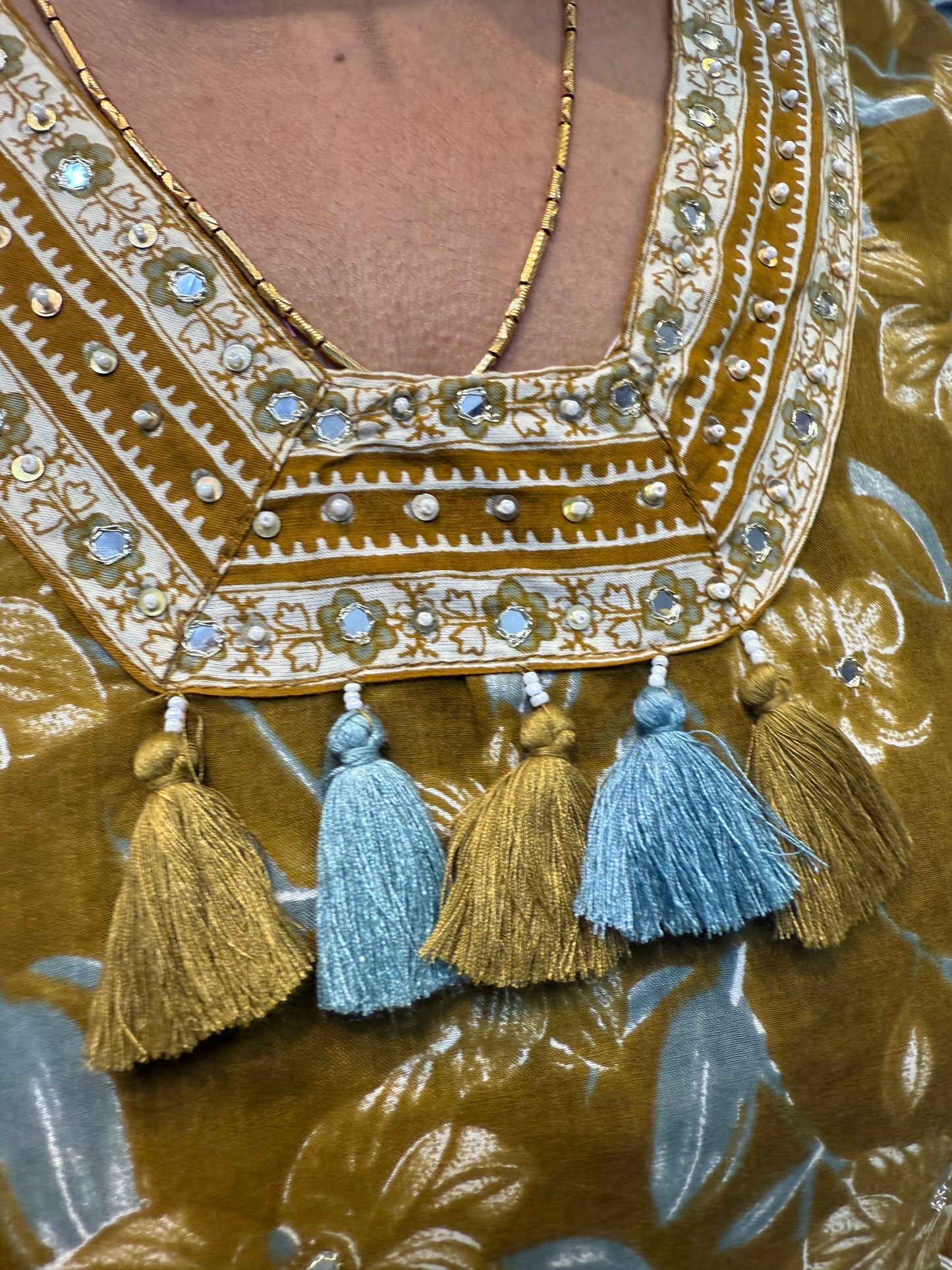 Pure Cotton Square Neck Salwar set