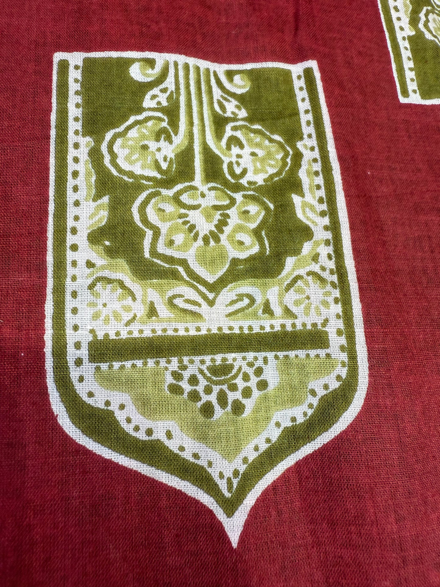 Red Printed Kurti With Pant and Dupatta Kurti 2